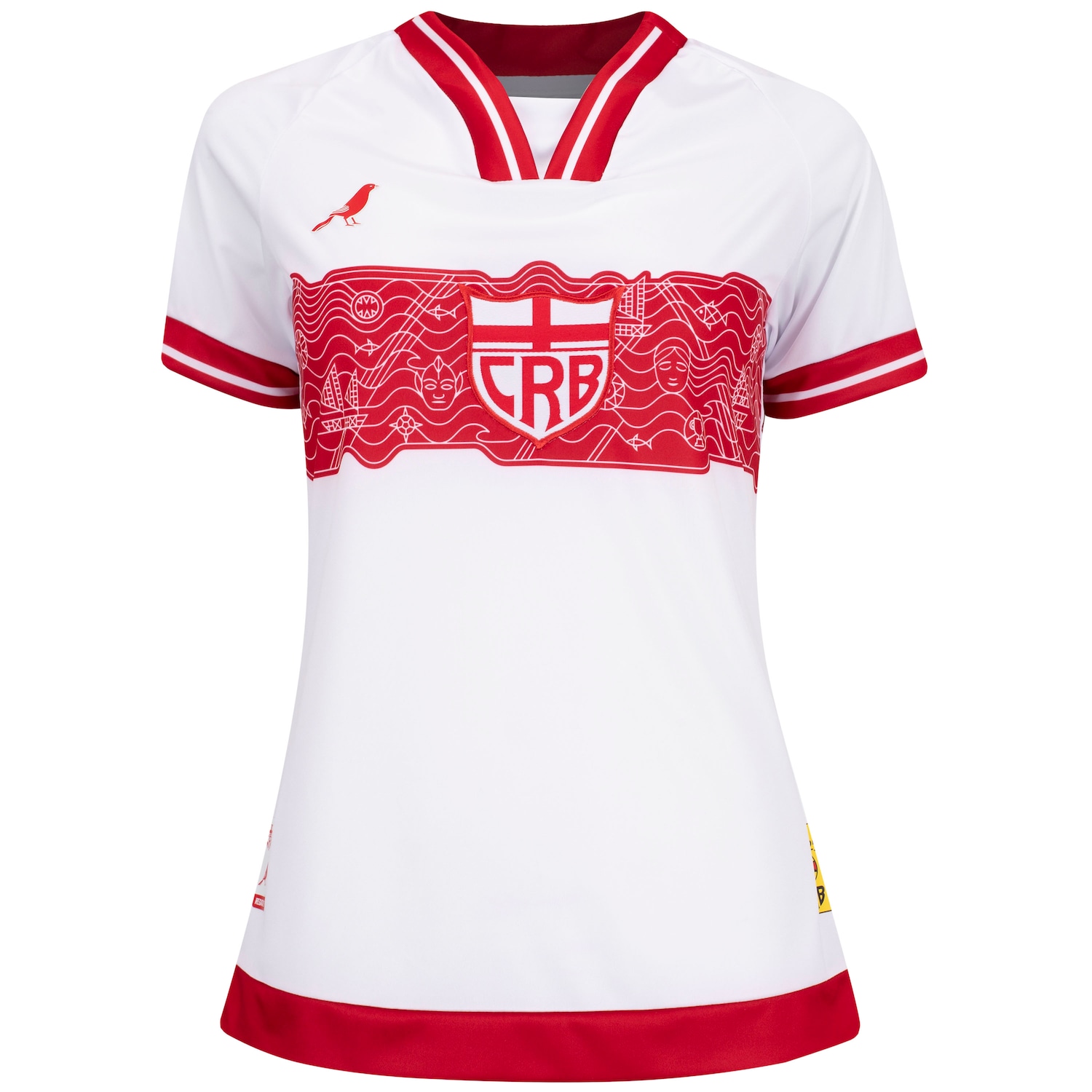 Camisa CRB I 25/26 Torcedor Bomache Feminino - Foto 1