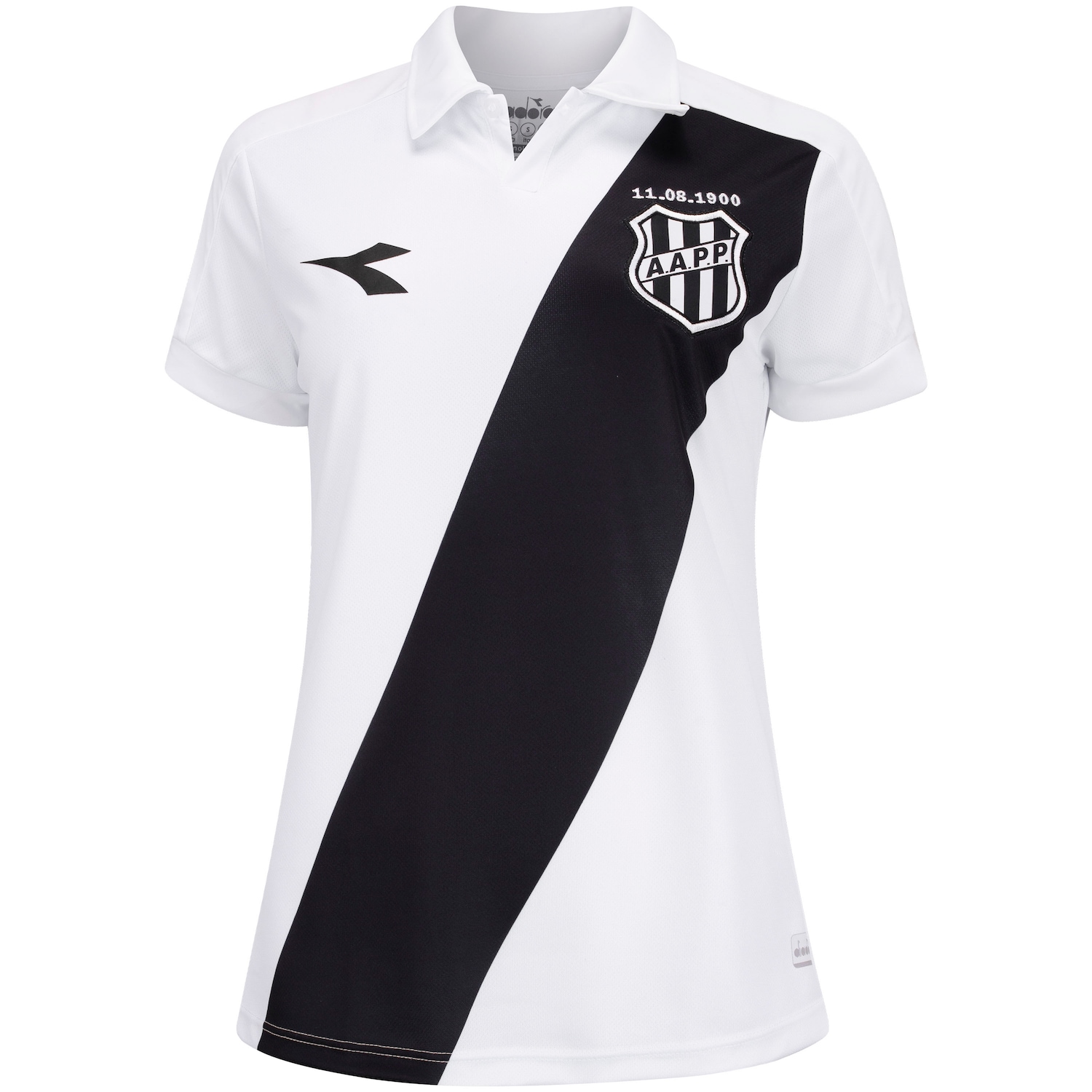 Camisa da Ponte Preta I 2025/26 Torcedor Diadora Feminina - Foto 1