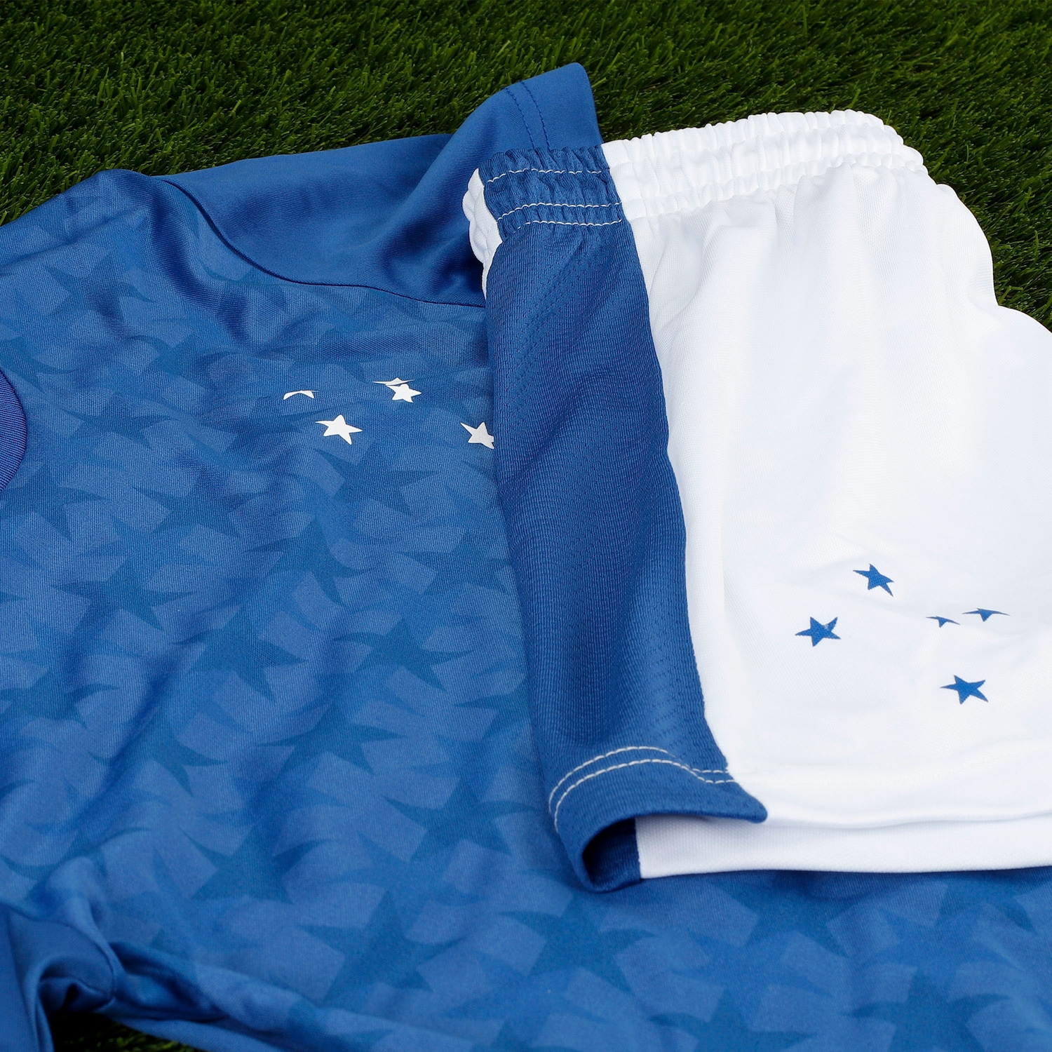 Kit de Uniforme do Cruzeiro Braziline Infantil Camiseta + Calção - Foto 2