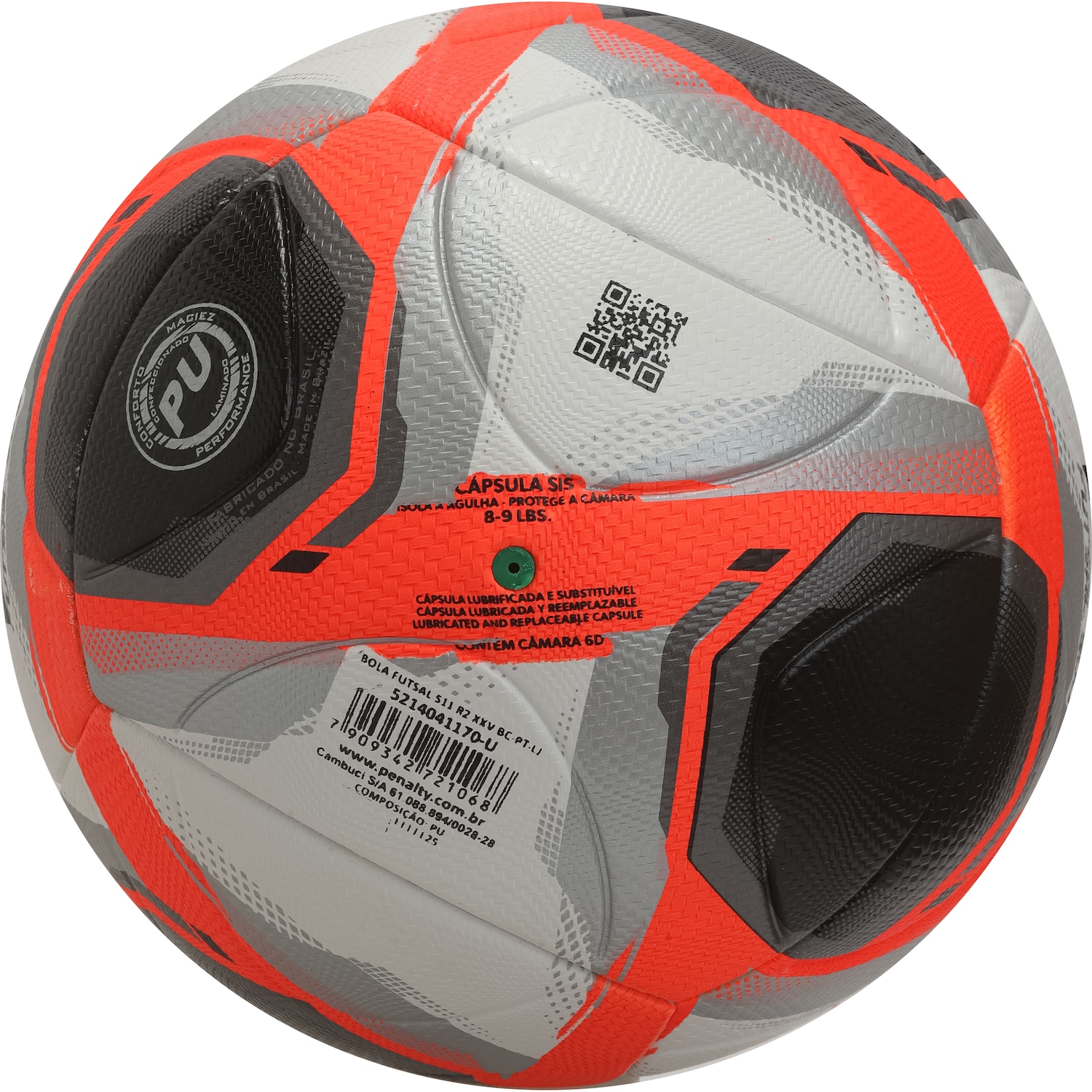 Bola De Futsal Penalty S11 R2 XXV - Foto 3