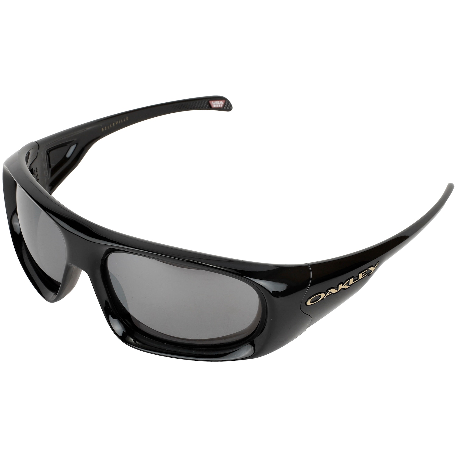 Óculos de Sol Oakley Belleville Polished Black - Foto 1