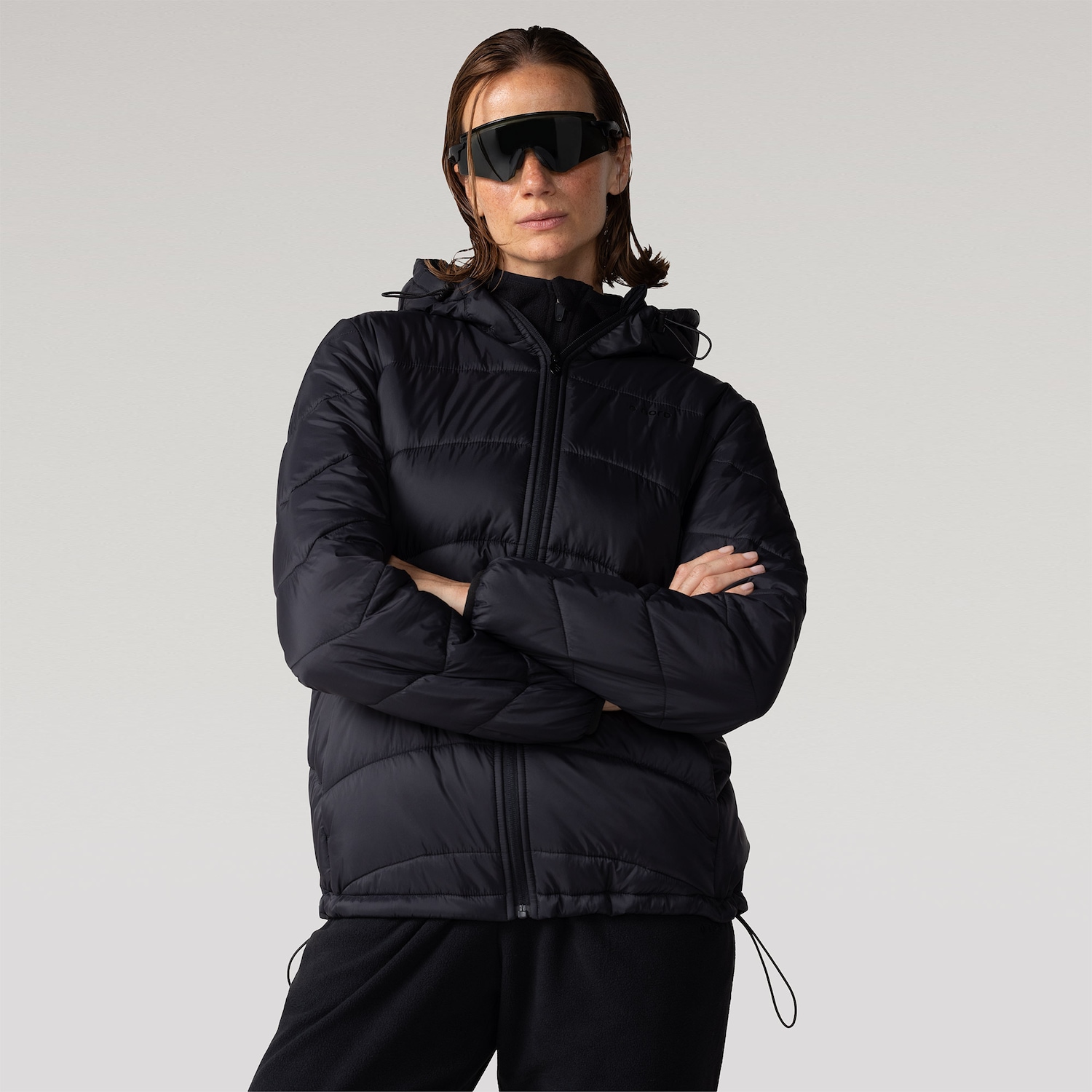 Jaqueta Puffer Térmica com Capuz Nord Stopper - Feminina - Foto 1