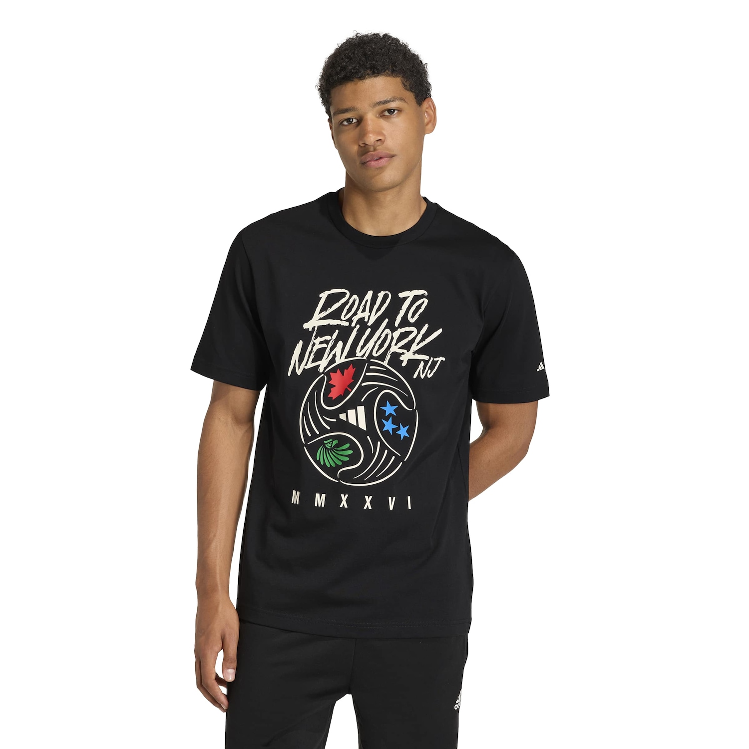 Camiseta Copa FIFA WC Road to NY NJ adidas Masculina - Foto 1