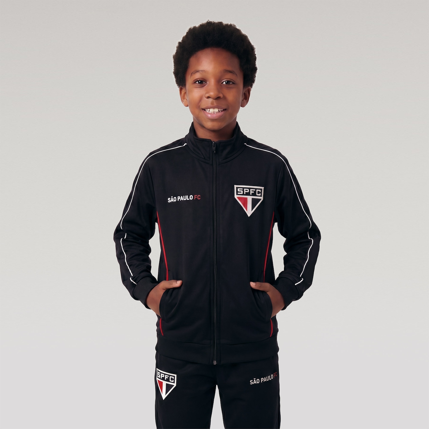 Jaqueta Polytricot do São Paulo LIC Infantil - Foto 1