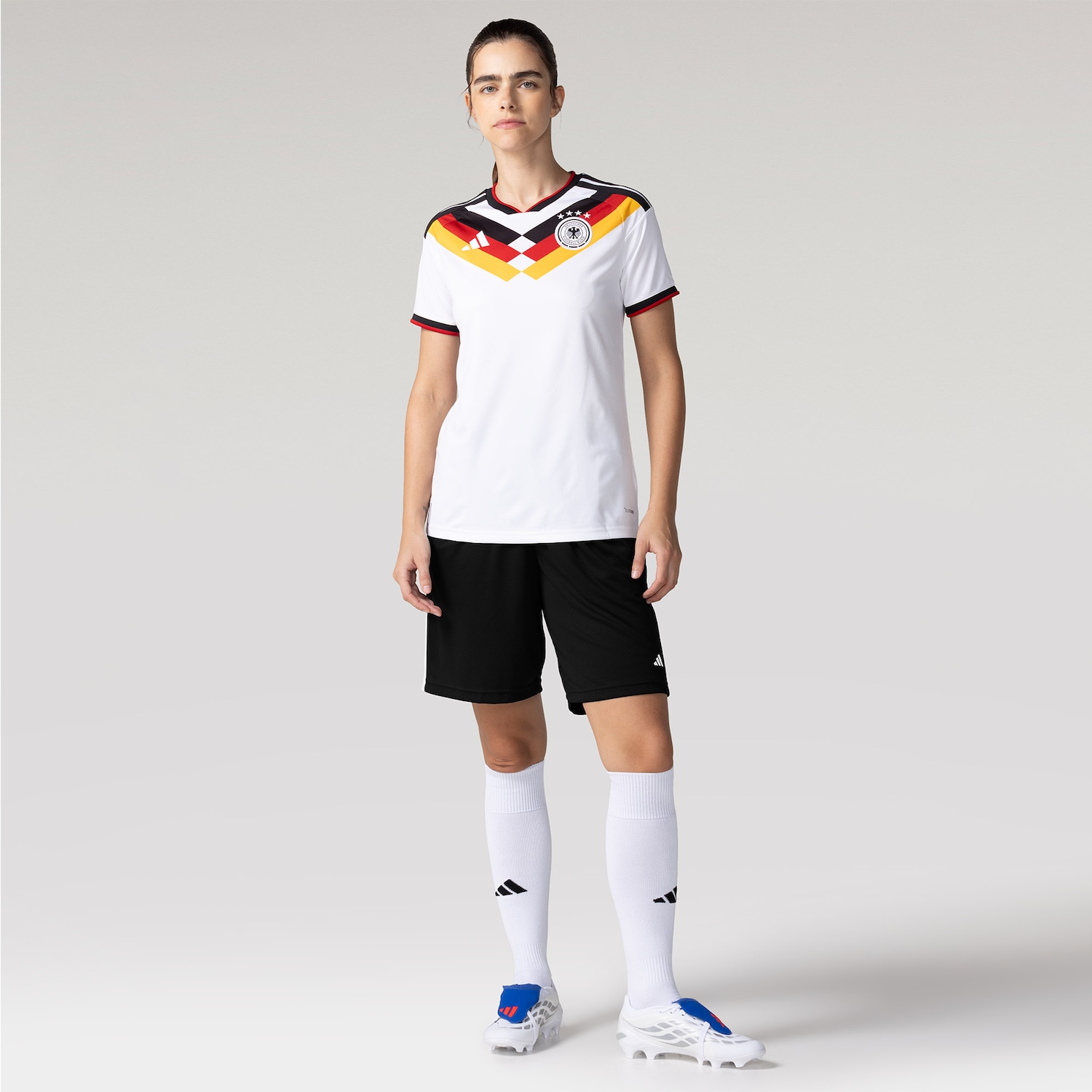 Camisa Seleção da Alemanha I 26/27 Torcedora adidas Feminina - Foto 3