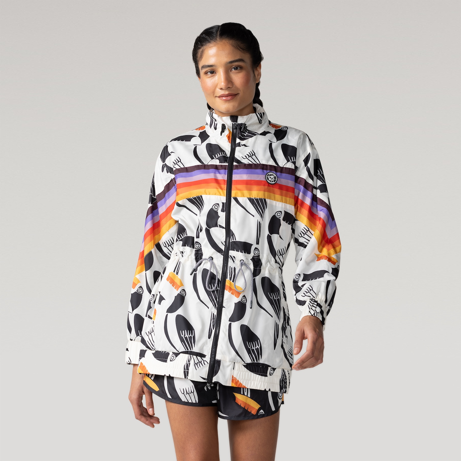 Jaqueta Farm Parka Tucano Rainbow Bex Feminina - Foto 1
