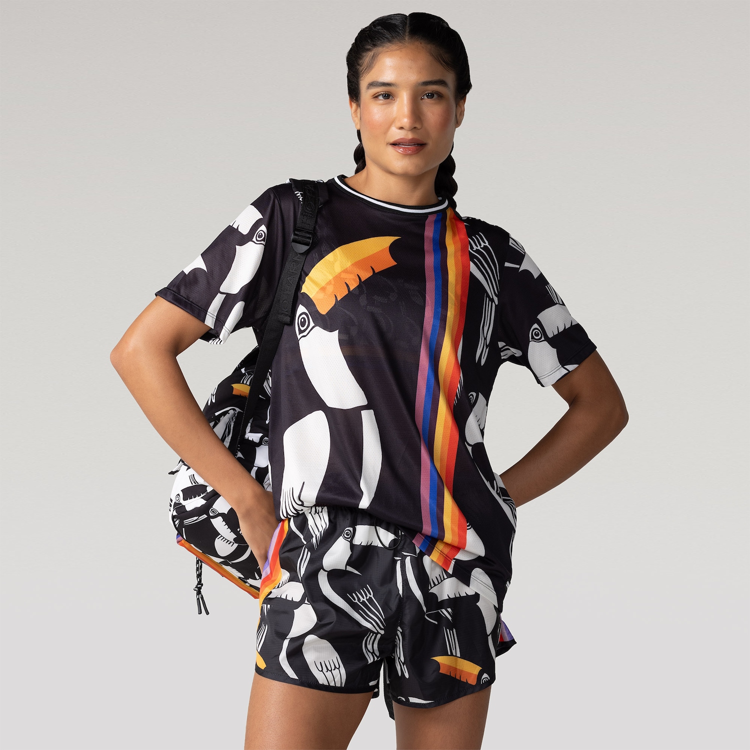 Camiseta Farm Dryfit Tucano Rainbow Feminina - Foto 1