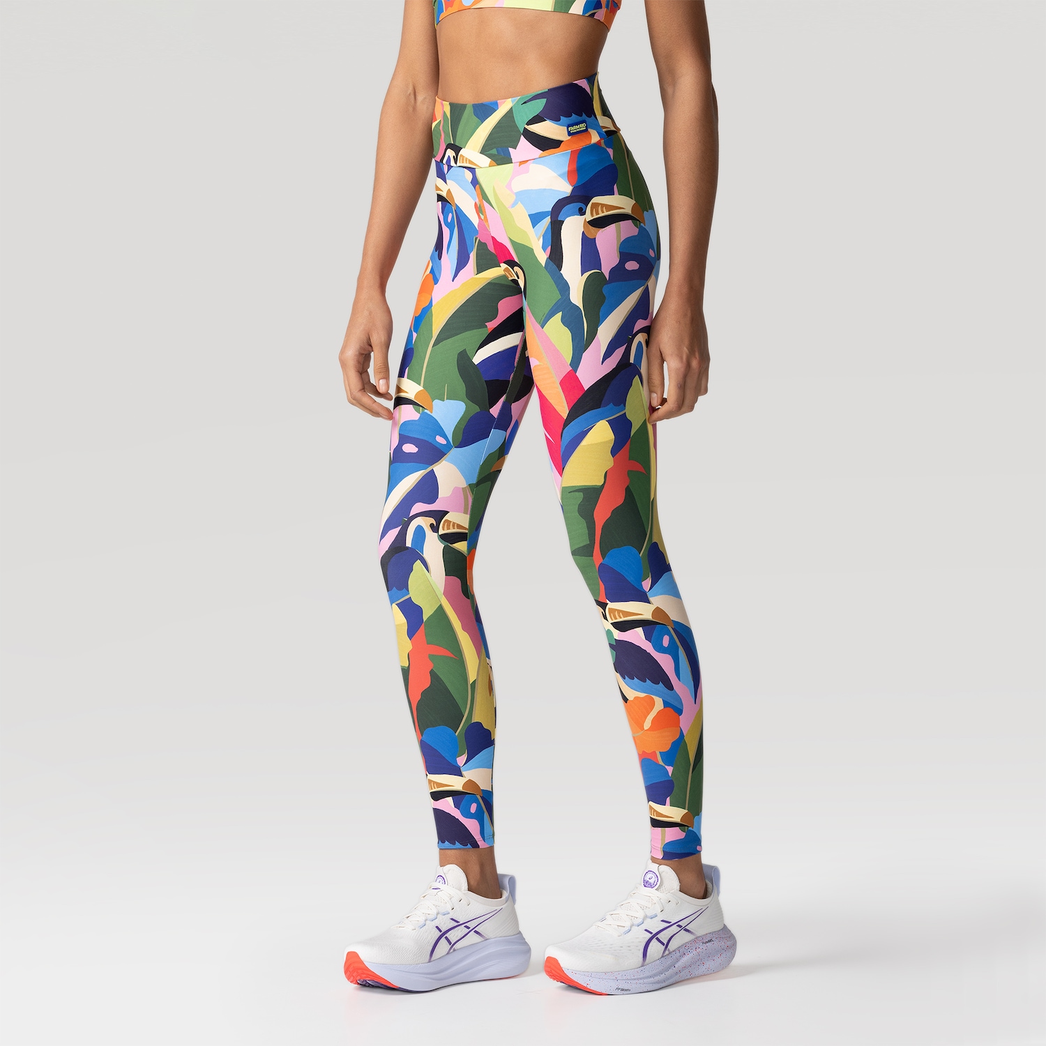 Calça Legging Farm Lic Voo Tropical Cm Feminina - Foto 1