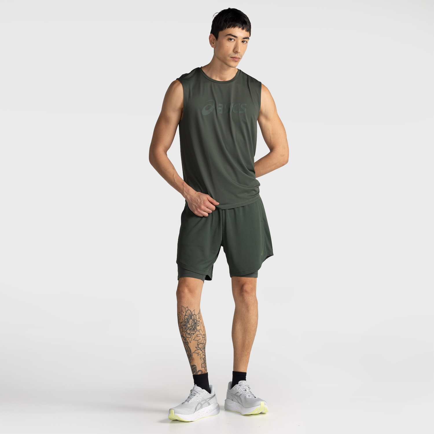 Camiseta Regata ASICS Logo Masculina - Foto 3