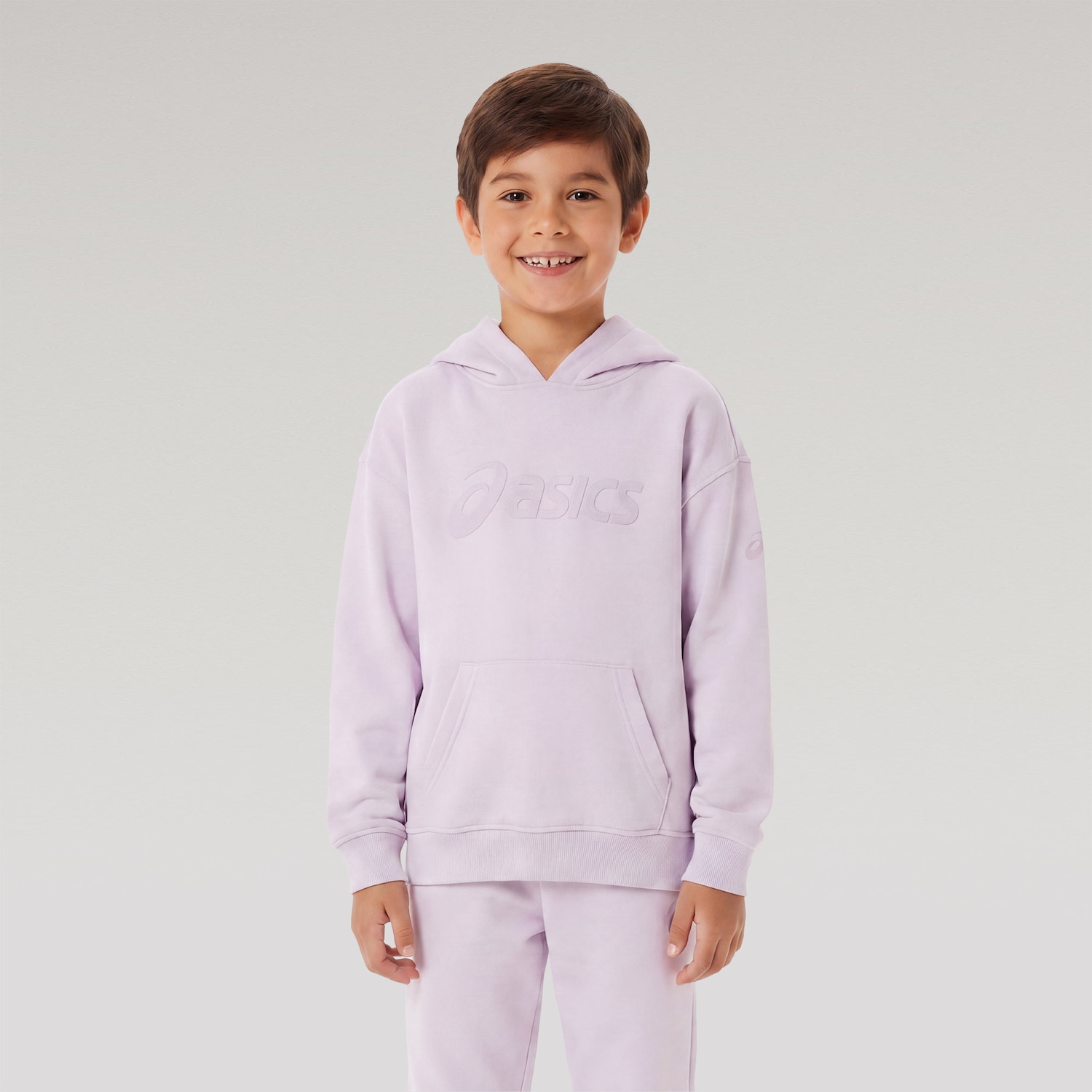Blusão Moletom Canguru Infantil ASICS - Foto 1