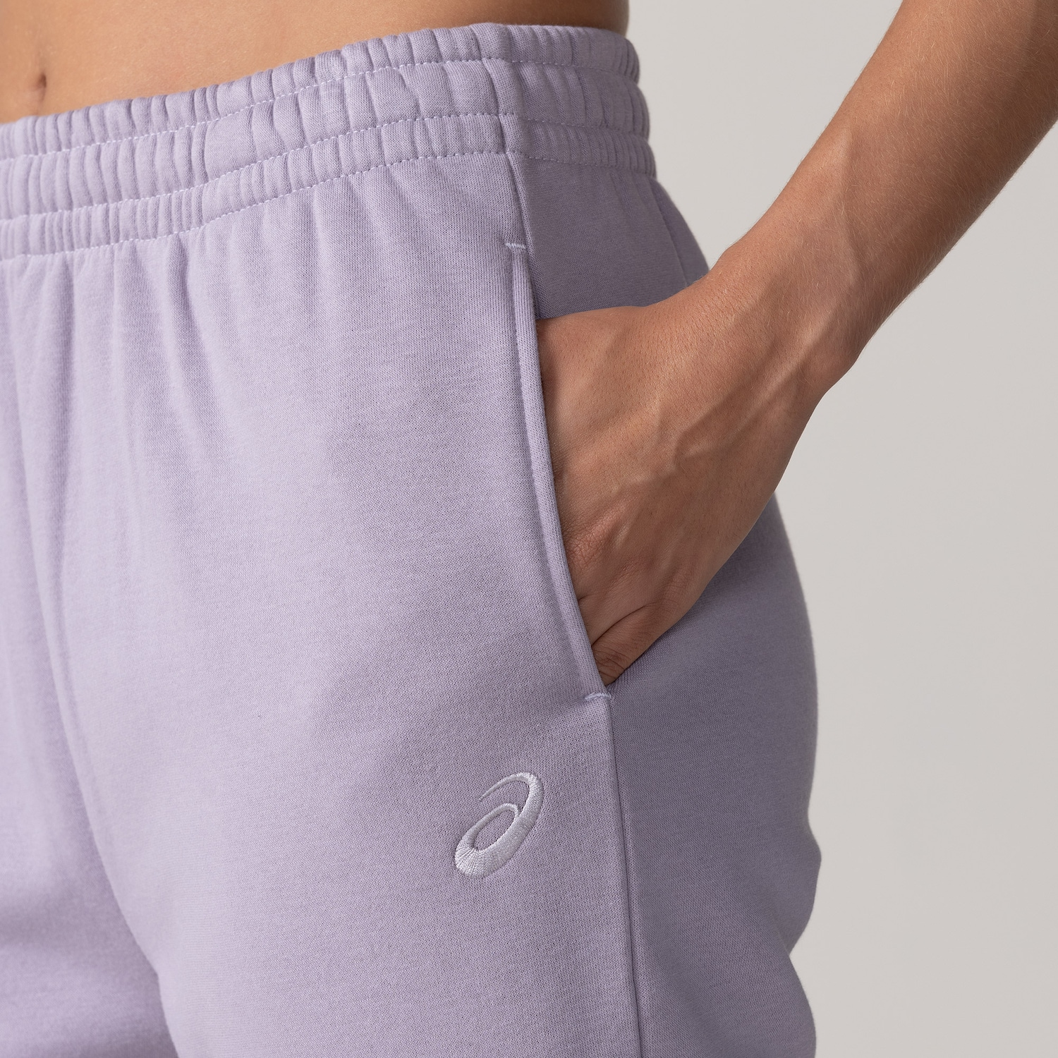 Calça Moletom ASICS Jogger Com Fleece Feminino - Foto 4
