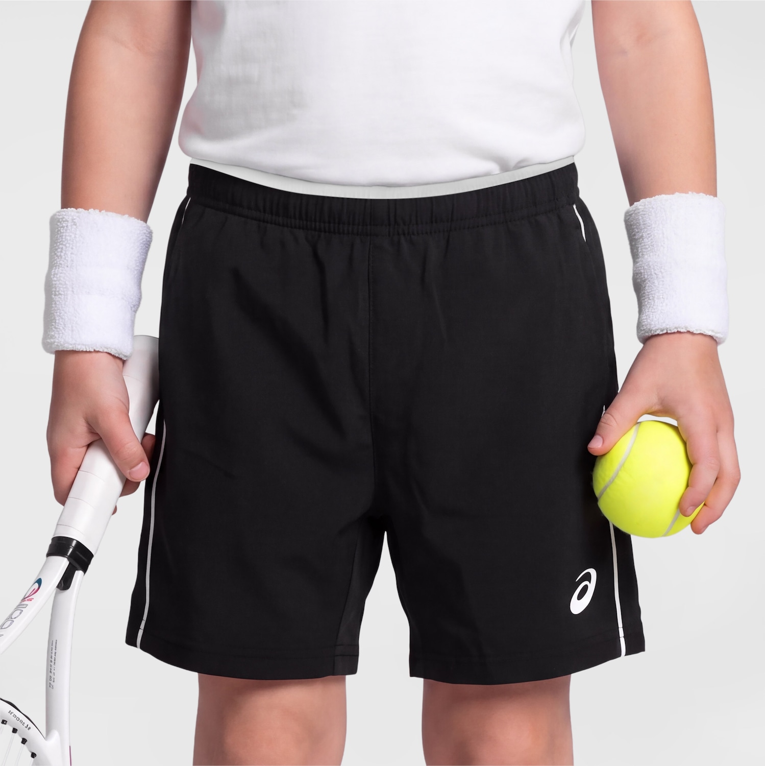 Bermuda Asics com Bolso Atoalhado Infantil - Foto 1