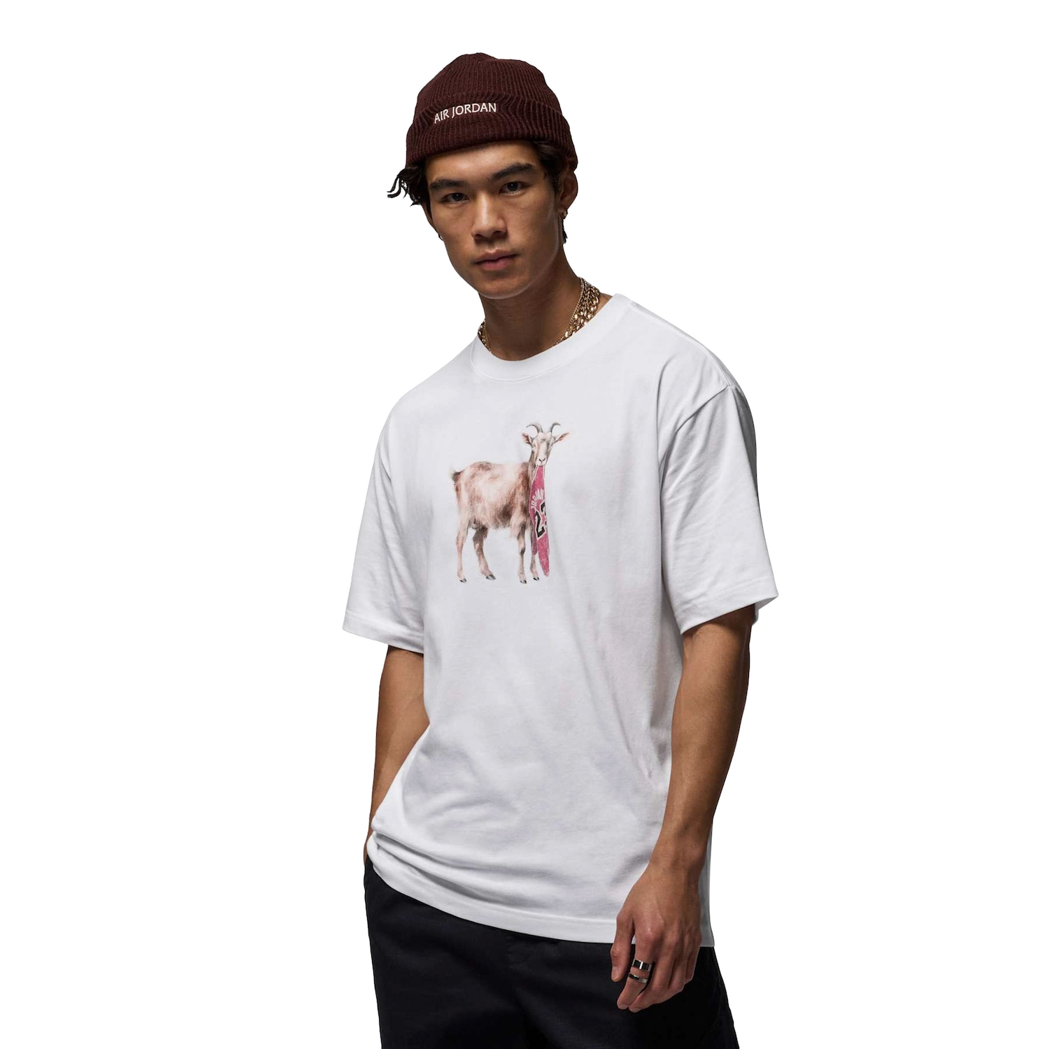 Camiseta Nike Jordan GOAT North Carolina Masculina - Foto 1