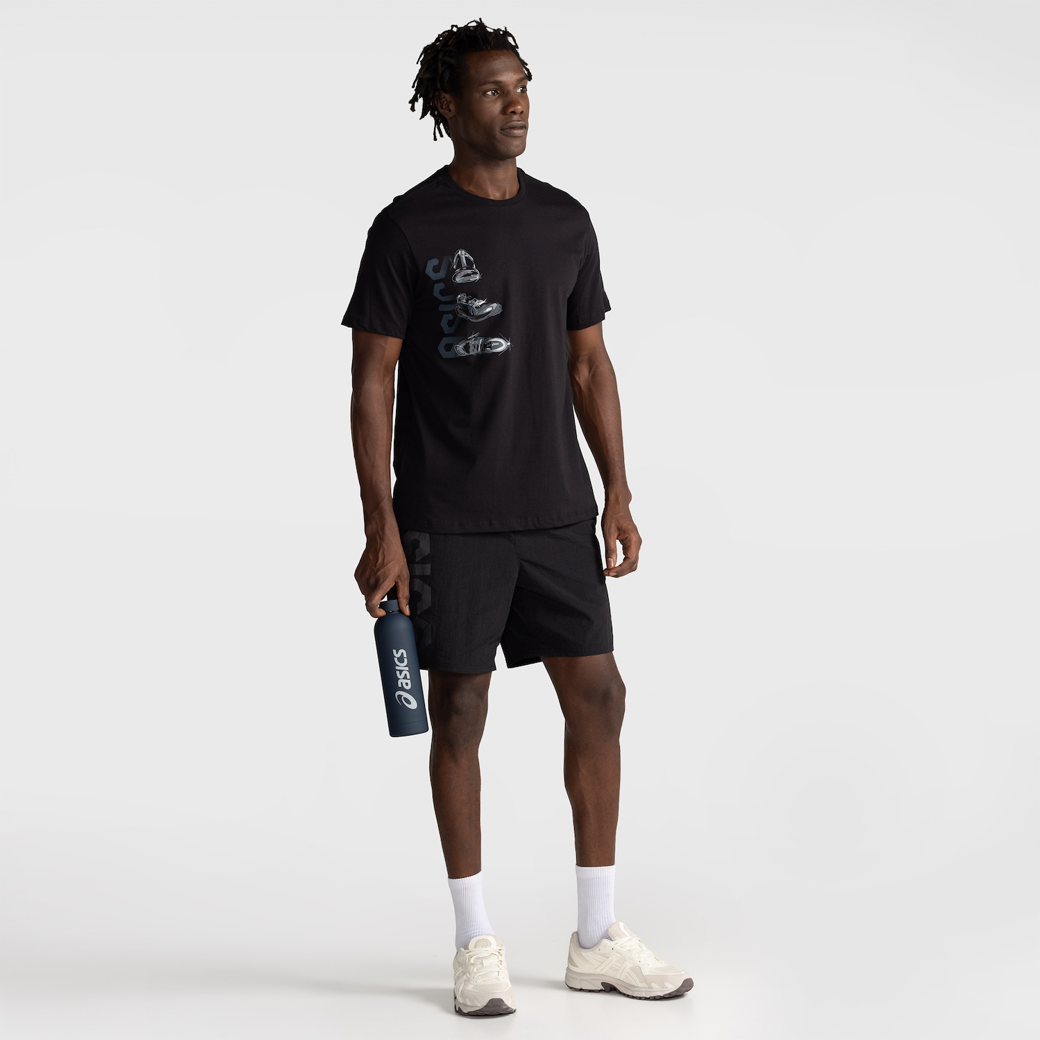 Camiseta Masculina Malha Estampada ASICS - Foto 3