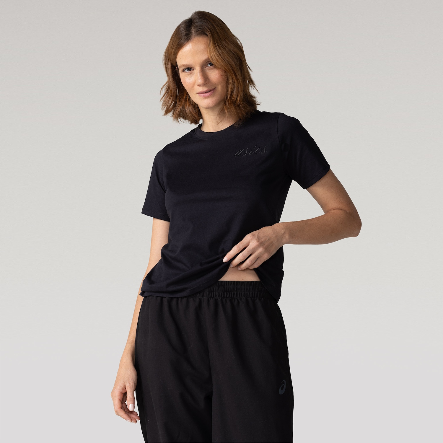 Camiseta Asics Estampa - Femnina - Foto 1