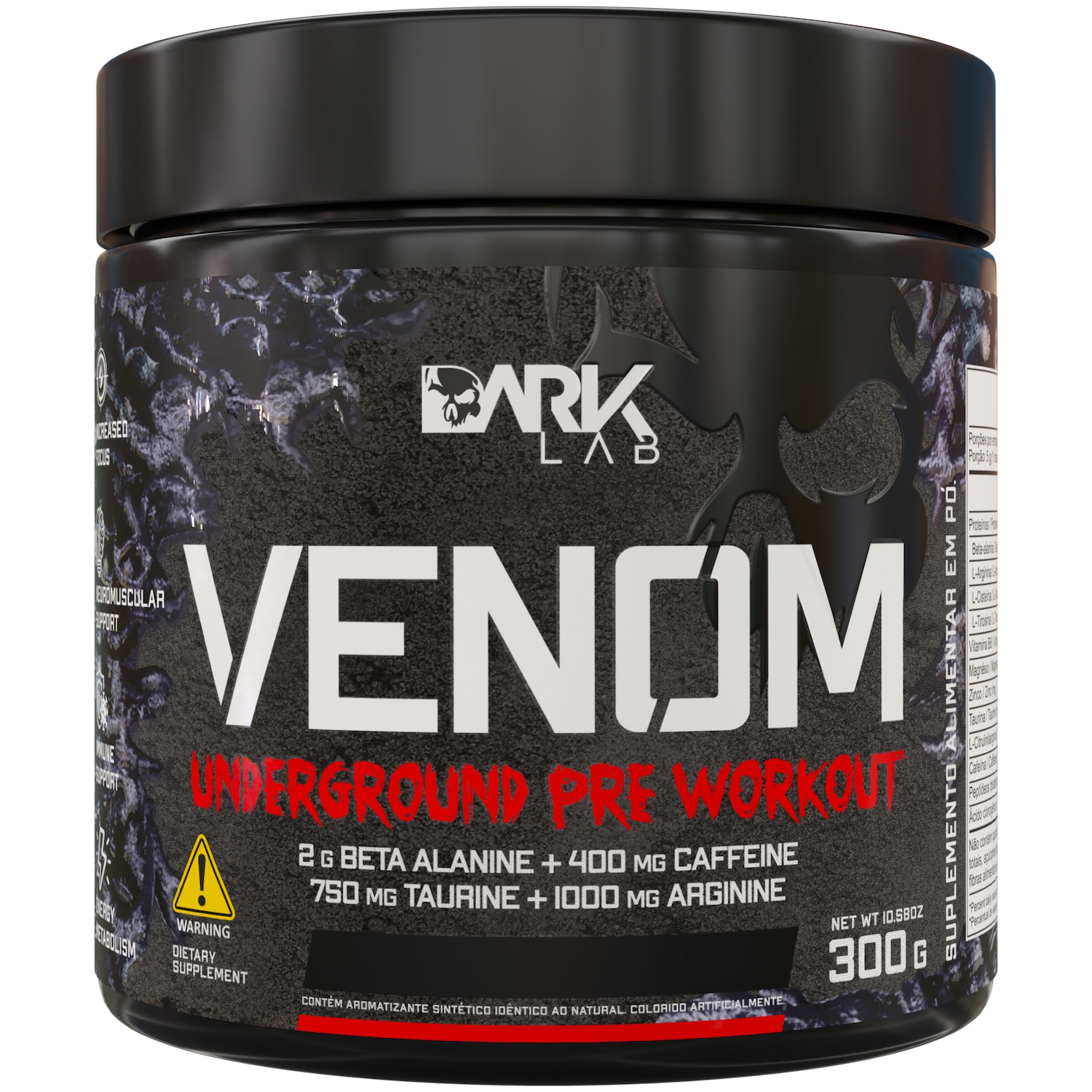Pré Treino Darklab Venom 300G Sabor Mango Loko - Foto 1