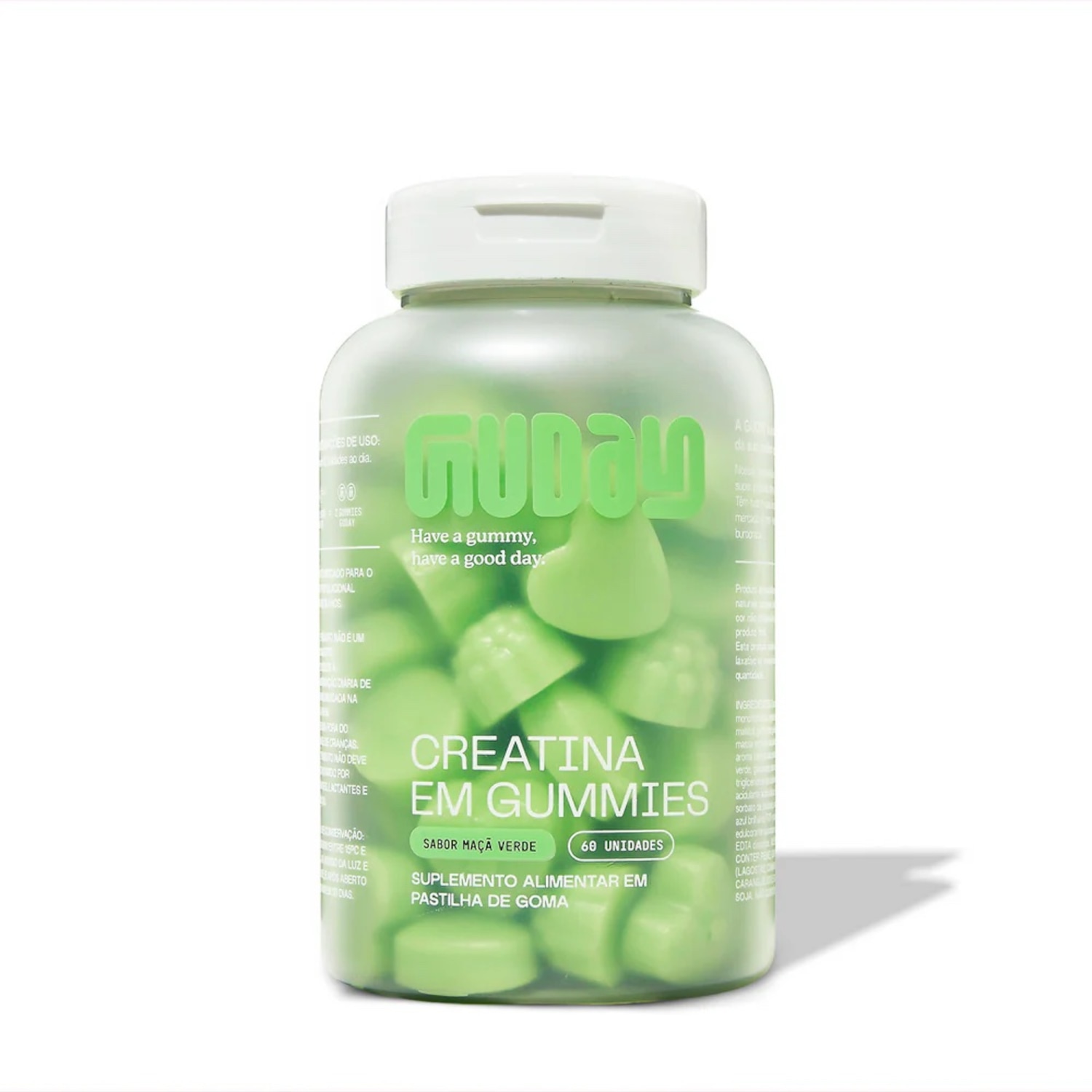 Creatina Guday Maçã Verde 60 Gomas - Foto 1