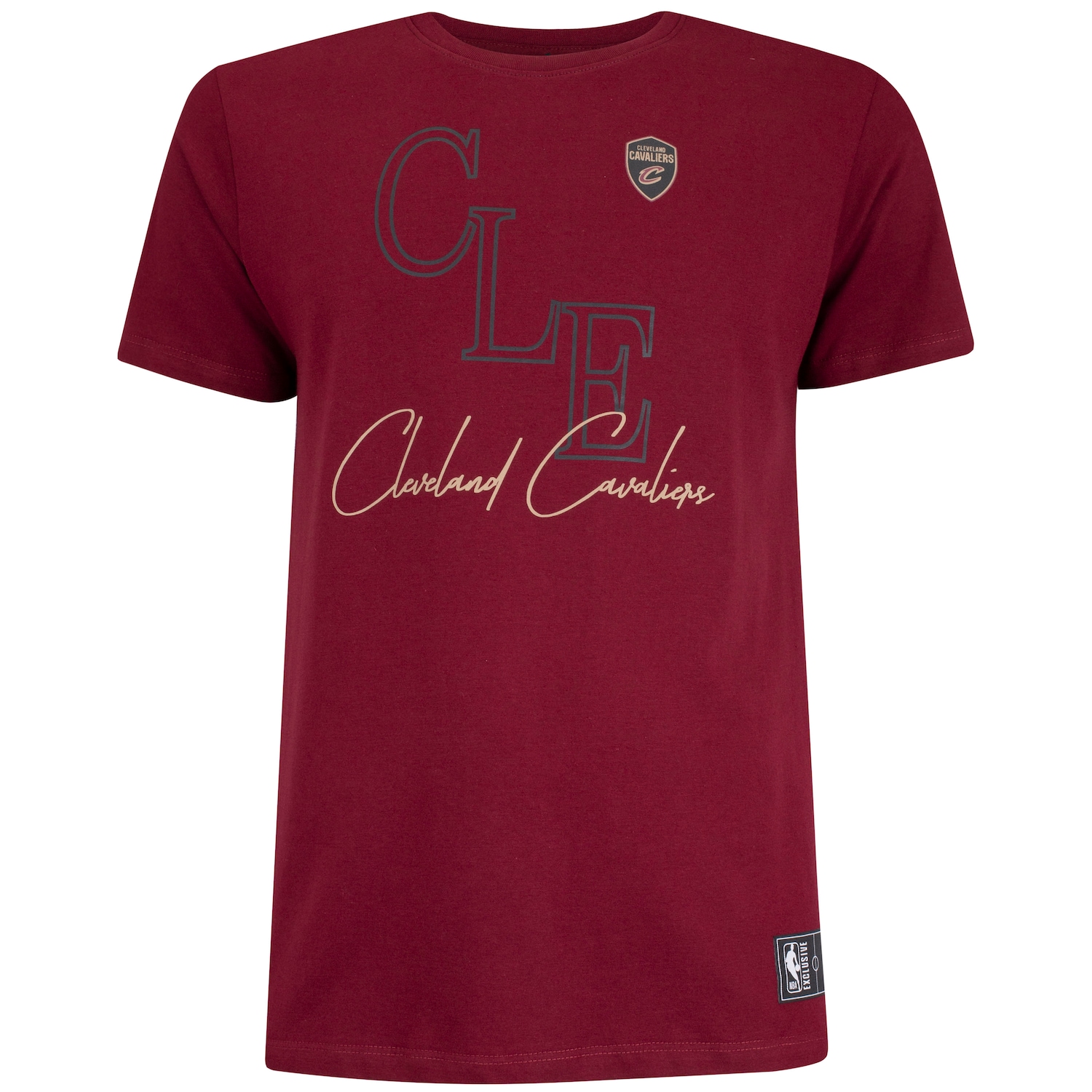Camiseta Cleveland Cavaliers NBA Steps N0441 Masculina - Foto 1