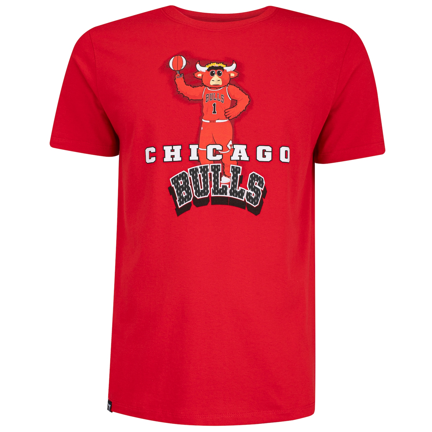 Camiseta Chicago Bulls NBA Sport Mascote N0483 Masculina - Foto 1