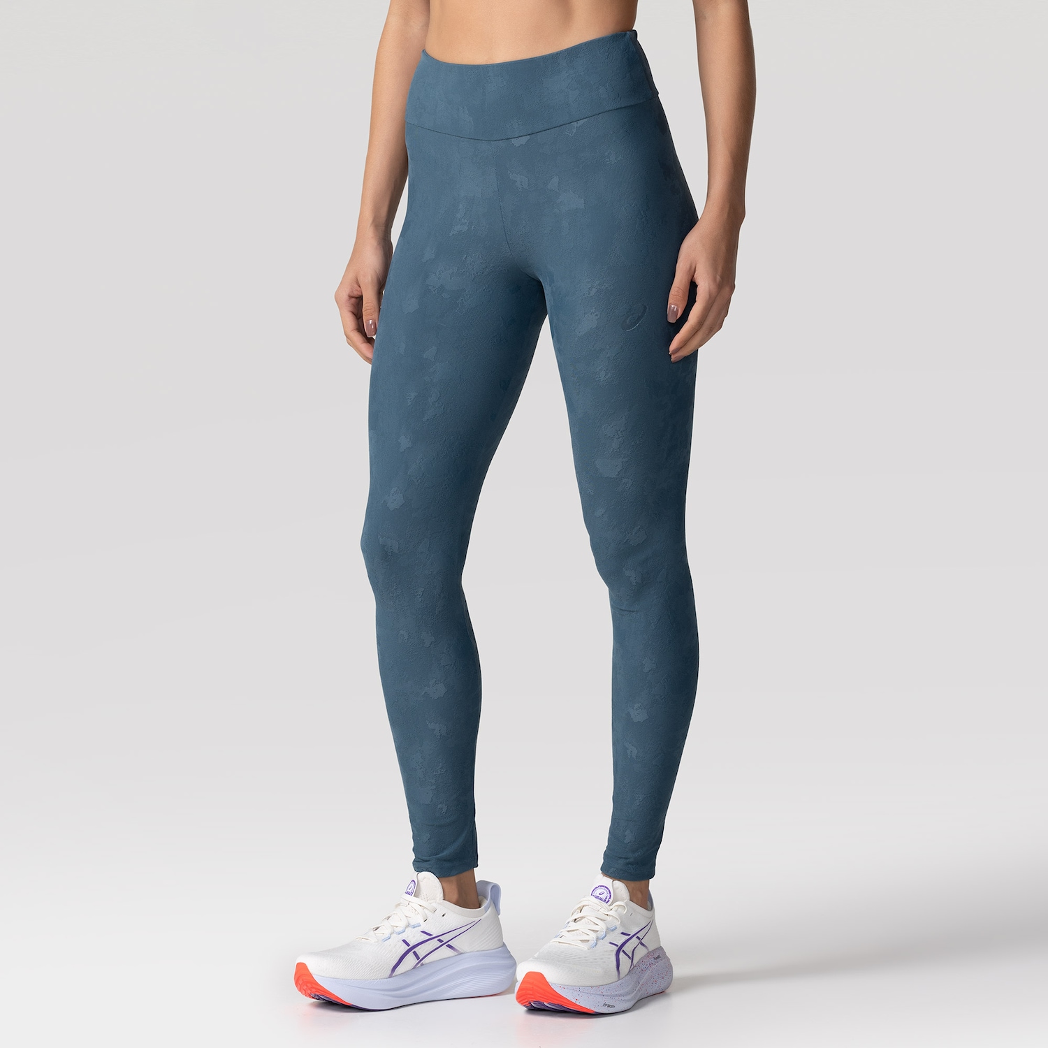 Calça Legging Asics Katagami Jacquard - Feminina - Foto 1