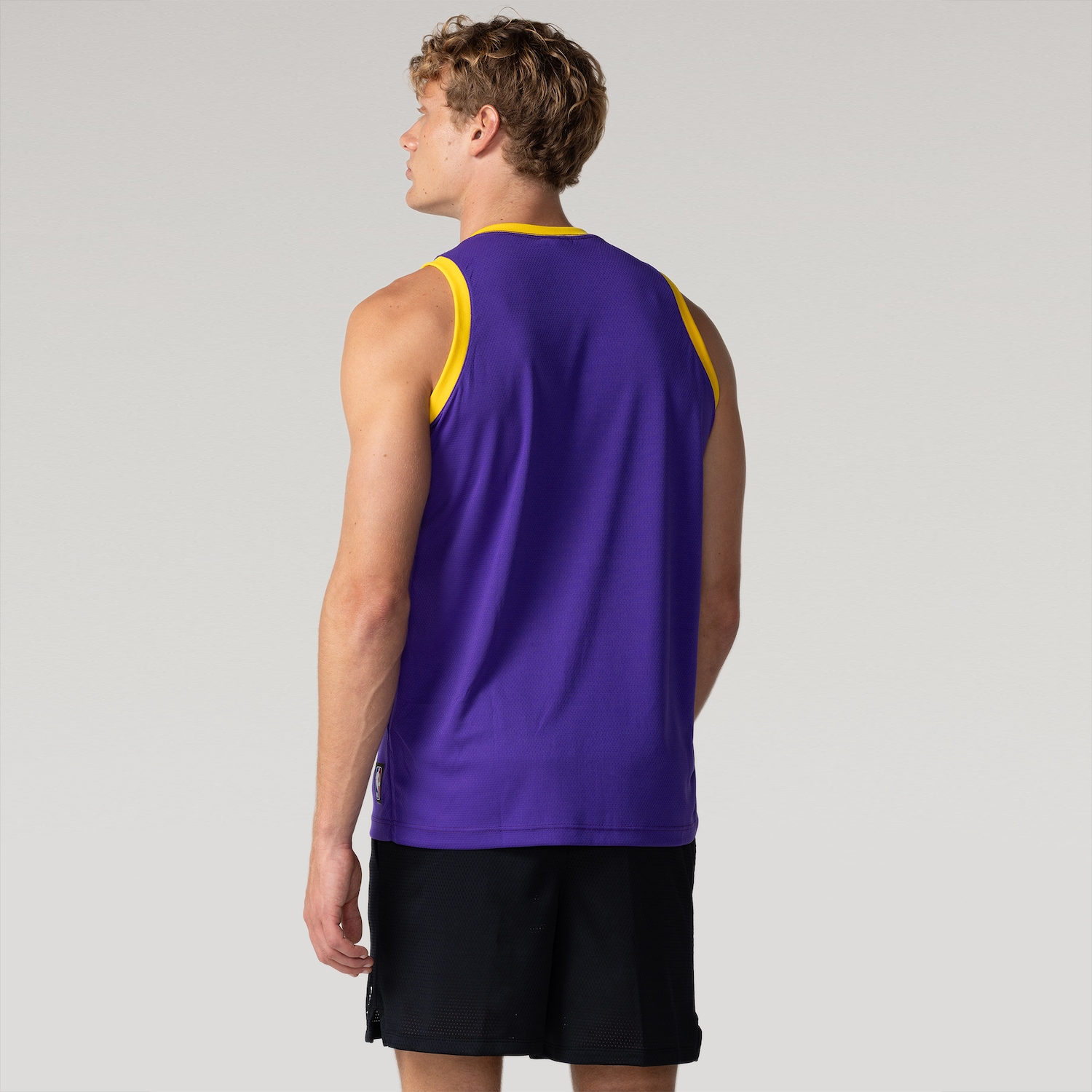 Camiseta Regata NBA Heritage N1133 LA Lakers - Masculina - Foto 3