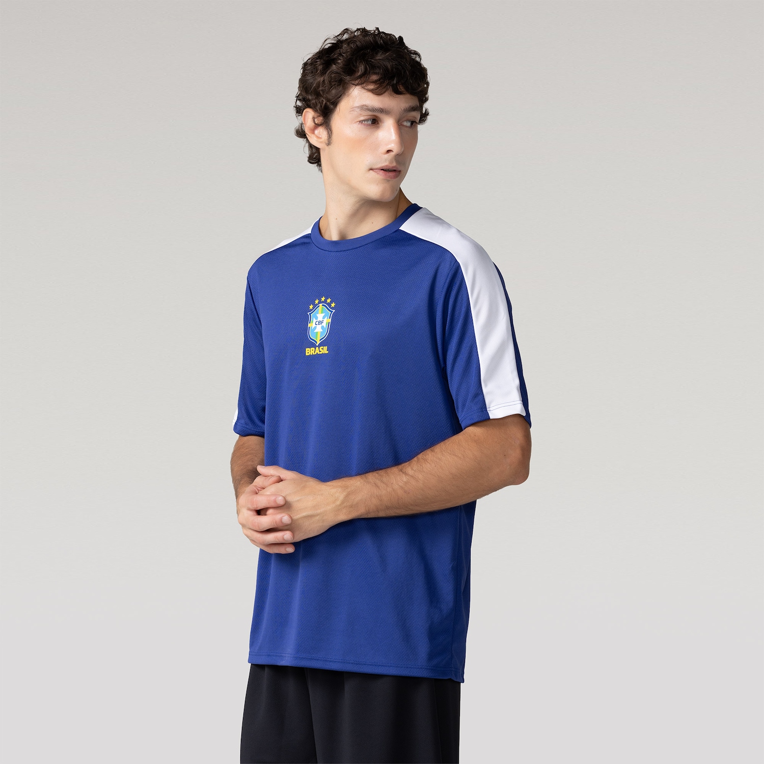 Camiseta da Seleção do Brasil Recorte CBF 26/27 Masculina - Foto 1