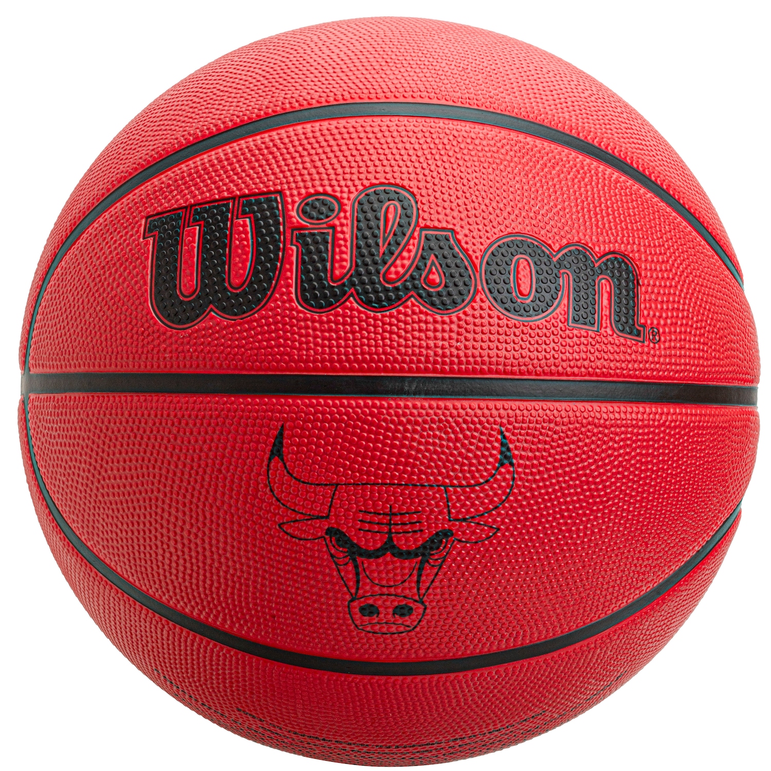 Bola de Basquete Wilson NBA Chicago Bulls Tribute Solid - Foto 1