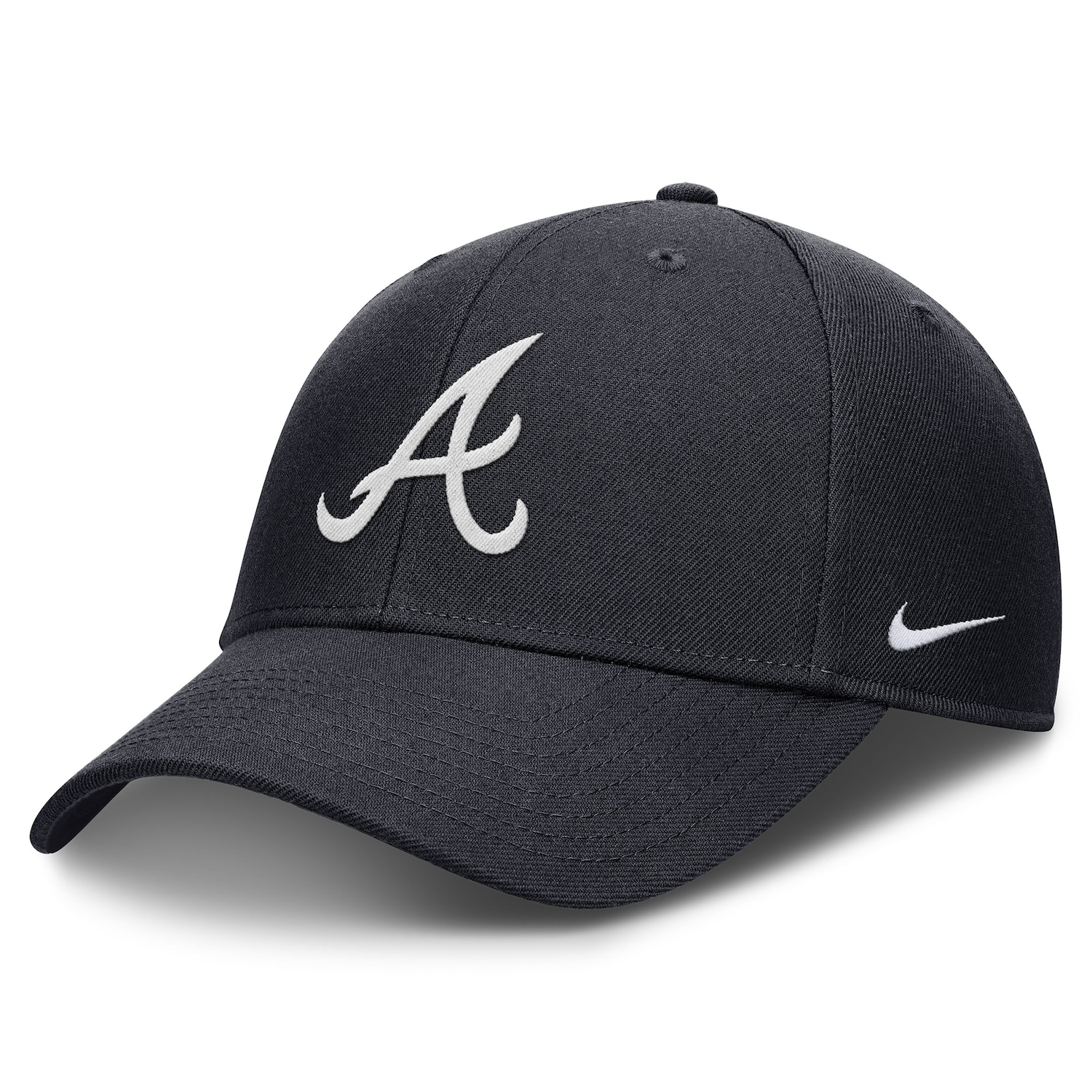 Boné Unissex MLB Atlanta Braves Nike Dri-FIT Club Aba Curva - Foto 1