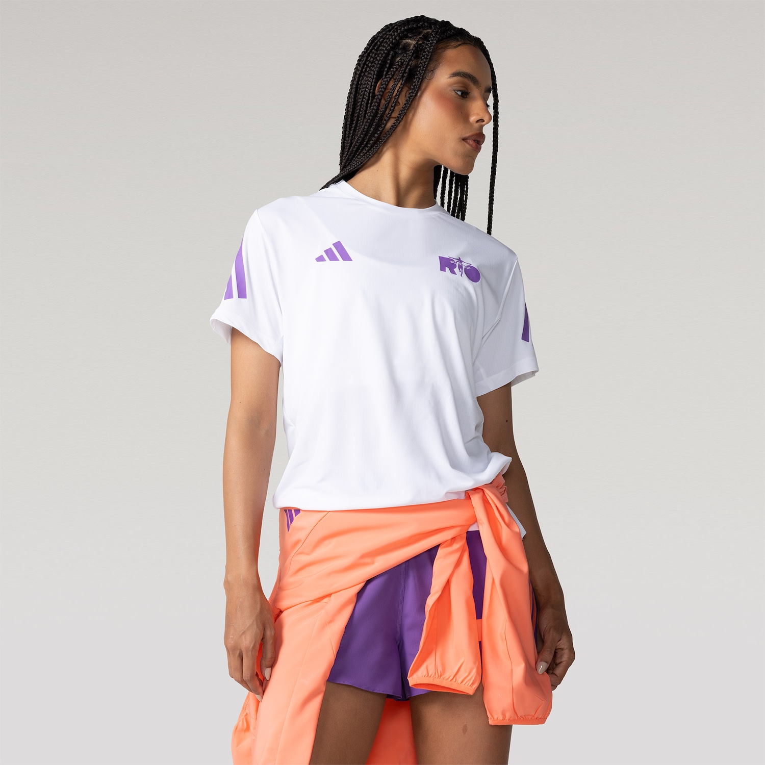Camiseta adidas Maratona do Rio - Feminina - Foto 1