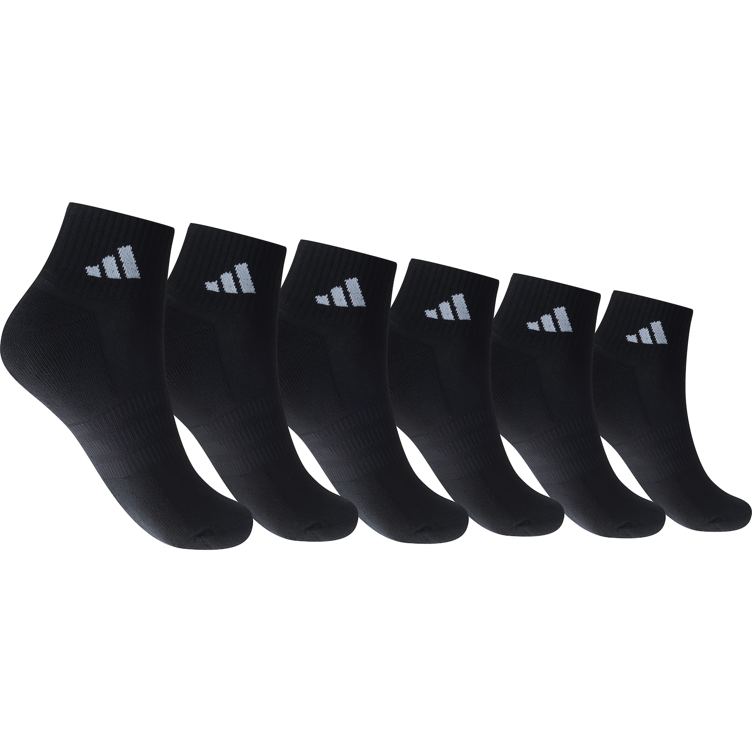 Kit de Meia adidas Sportswear Essentials Ankle com 3 Pares - Foto 1