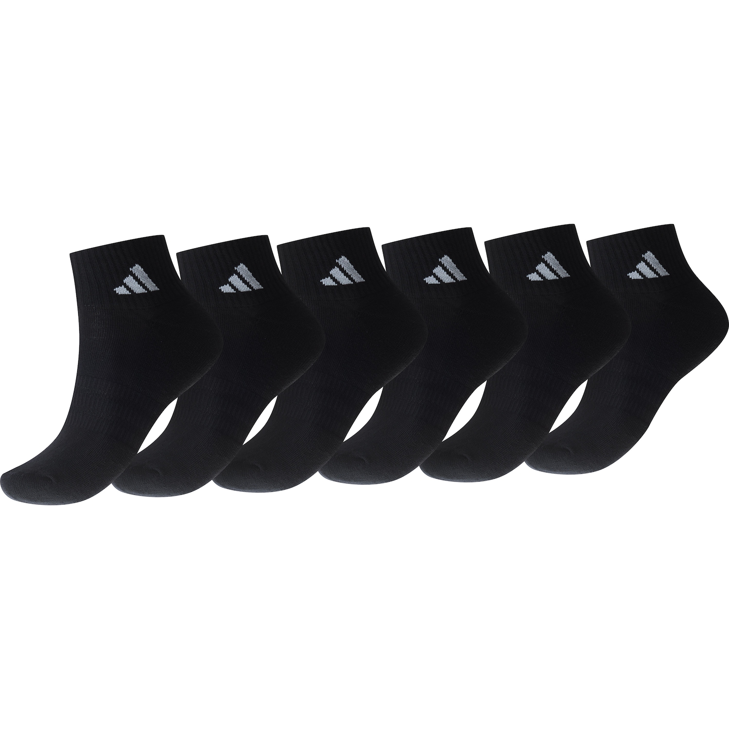 Kit de Meia adidas Sportswear Essentials Ankle com 3 Pares - Foto 2