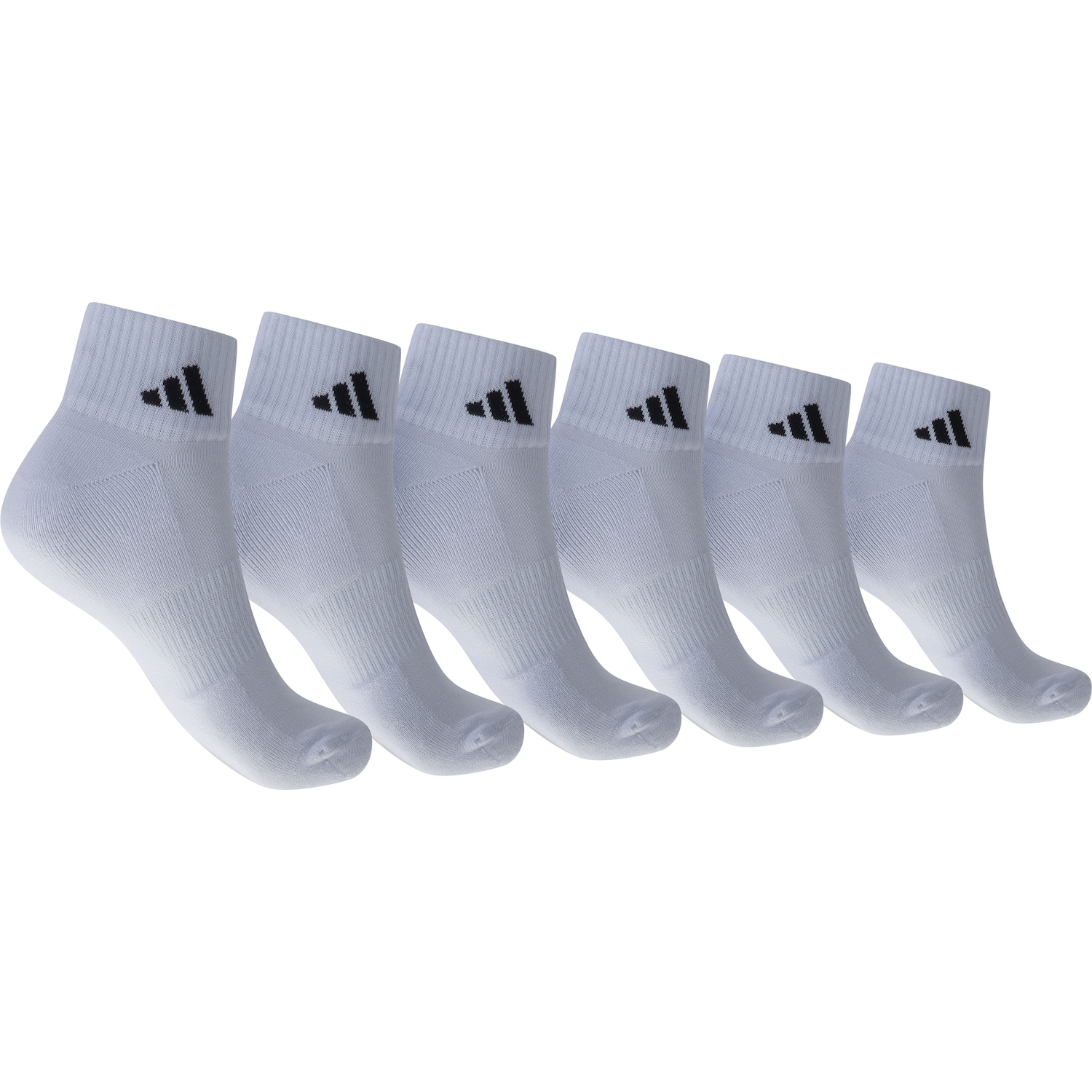Kit de Meia adidas Sportswear Essentials Ankle com 3 Pares - Foto 1
