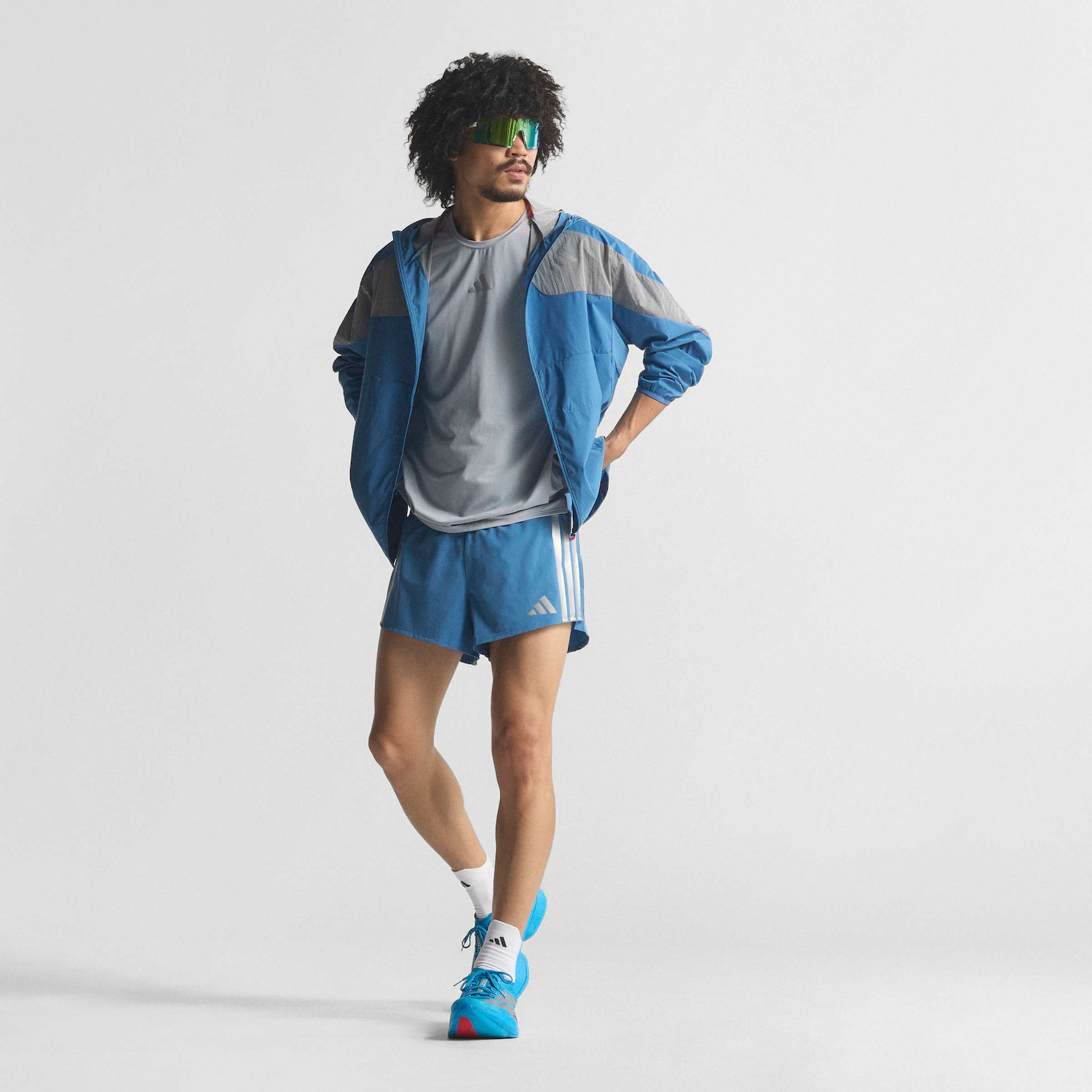 Shorts adidas Adizero Hekid - Masculino - Foto 3