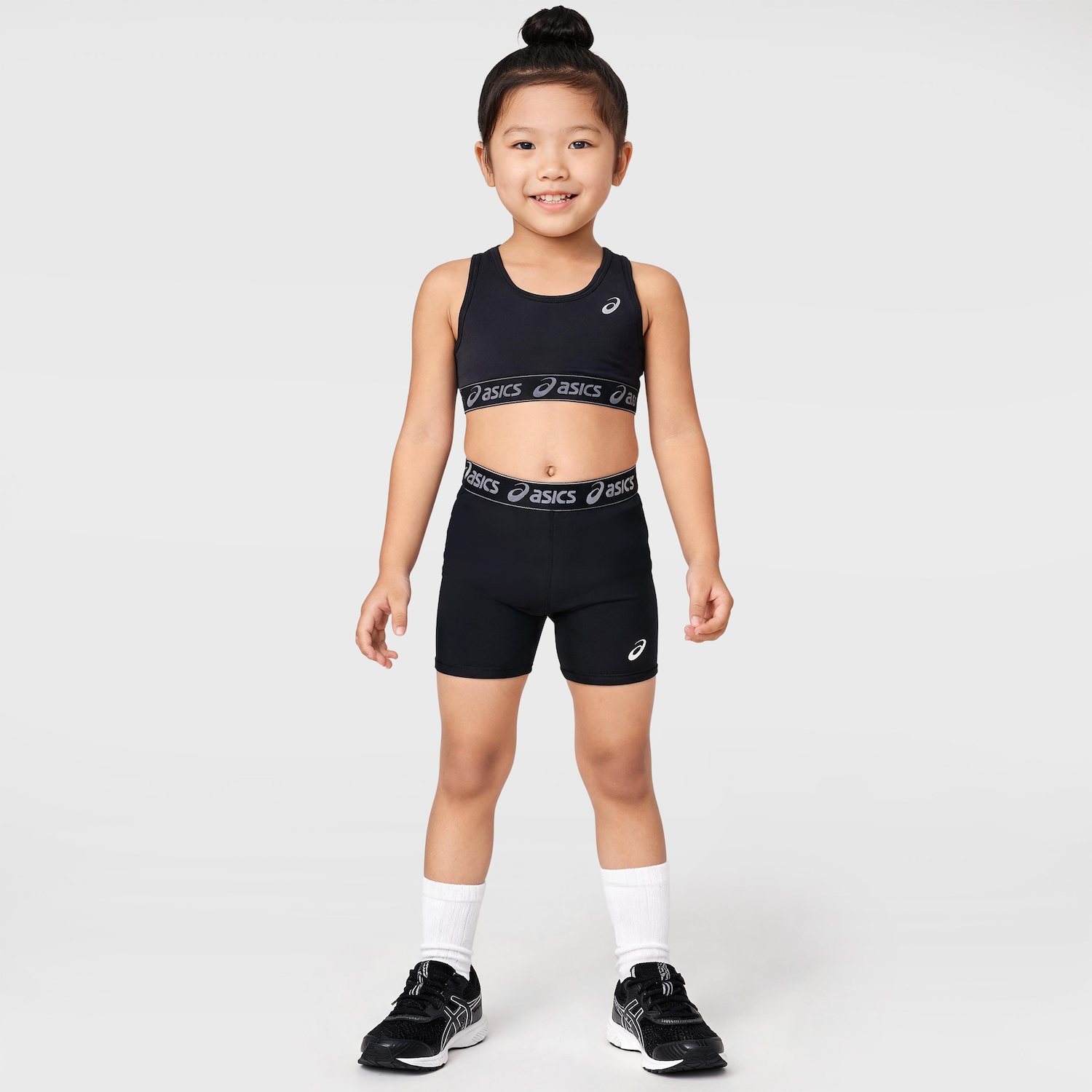 Short Asics Lic Elástico Logo Infantil - Foto 3