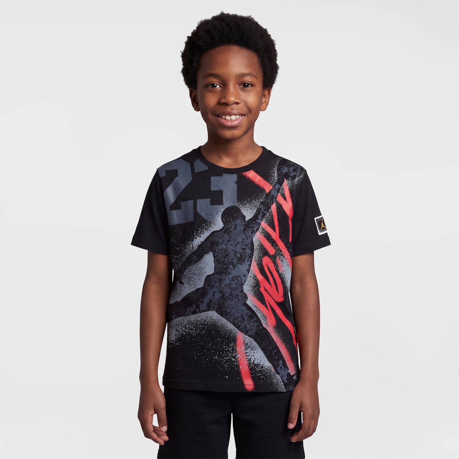 Camiseta Nike Jordan Stencil Jumpman Sport Infantil - Foto 1