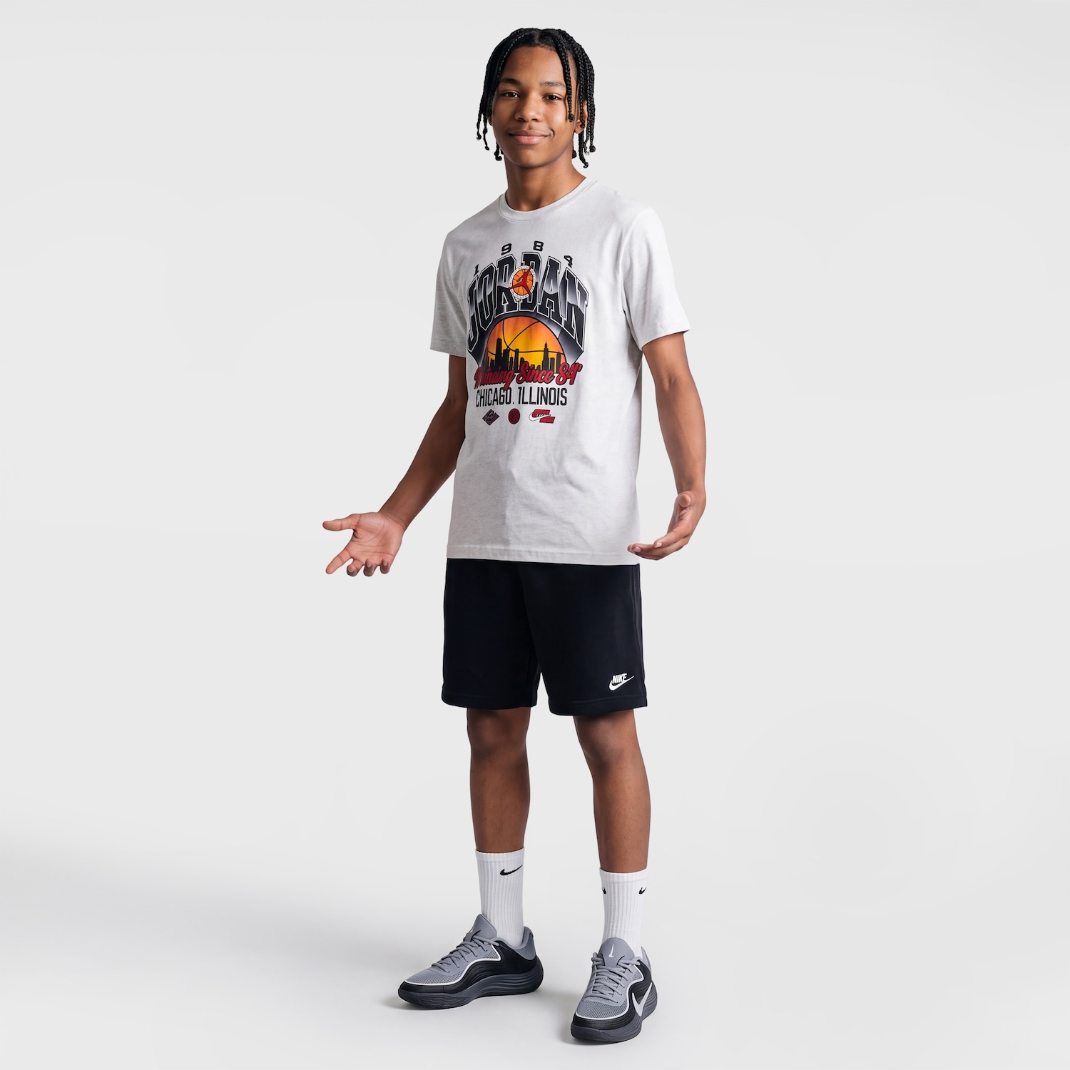 Camiseta Nike Jordan Skyline Wins Infantil - Foto 3