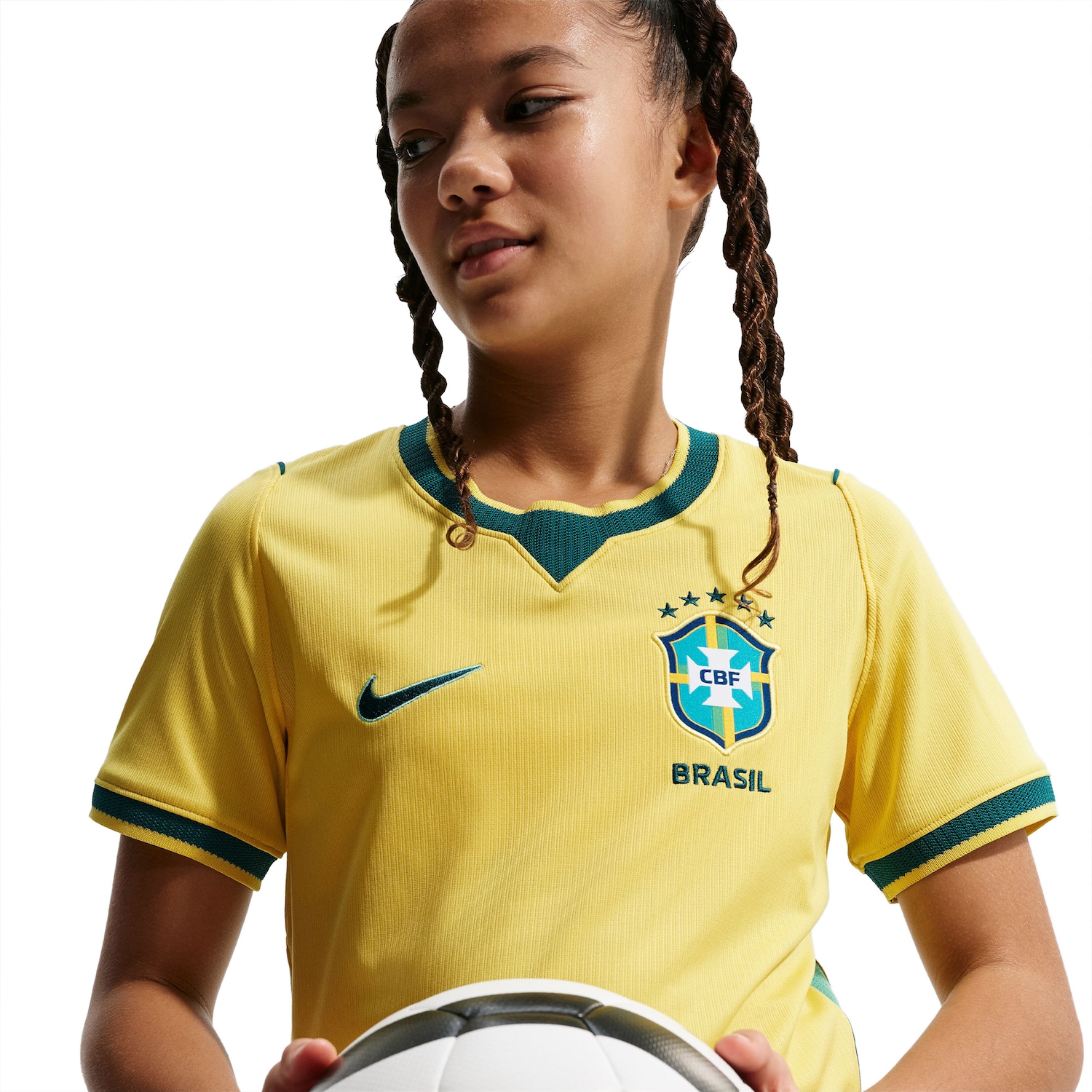 Camisa Brasil Nike I 2026/27 Torcedor Pro Infantil - Foto 4