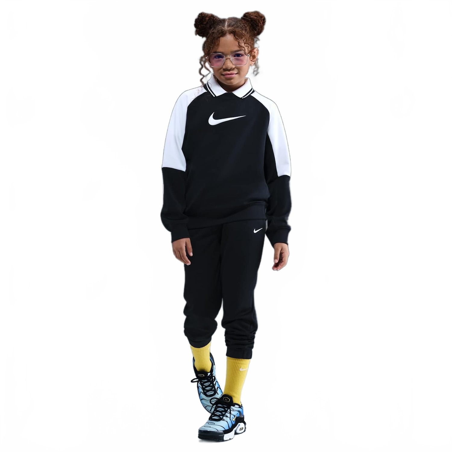 Conjunto Inverno Nike K NSW DF Tracksuit Infantil - Foto 1