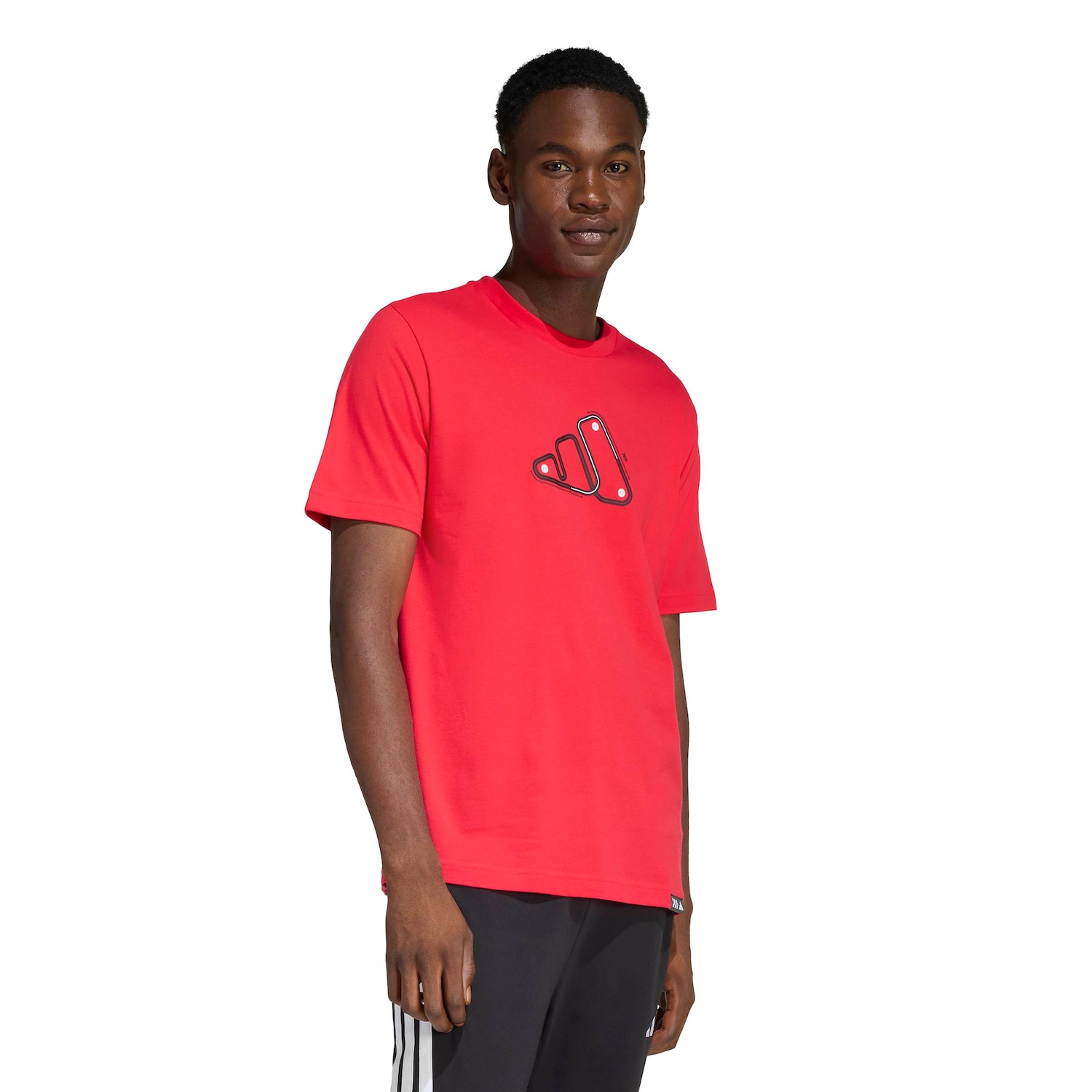 Camiseta LS adidas Motorsport Track - Masculina - Foto 1