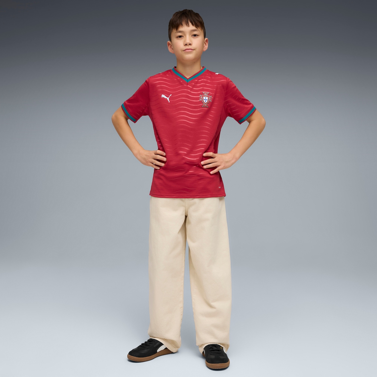 Camisa Portugal I 2026/27 Puma Infantil - Foto 2