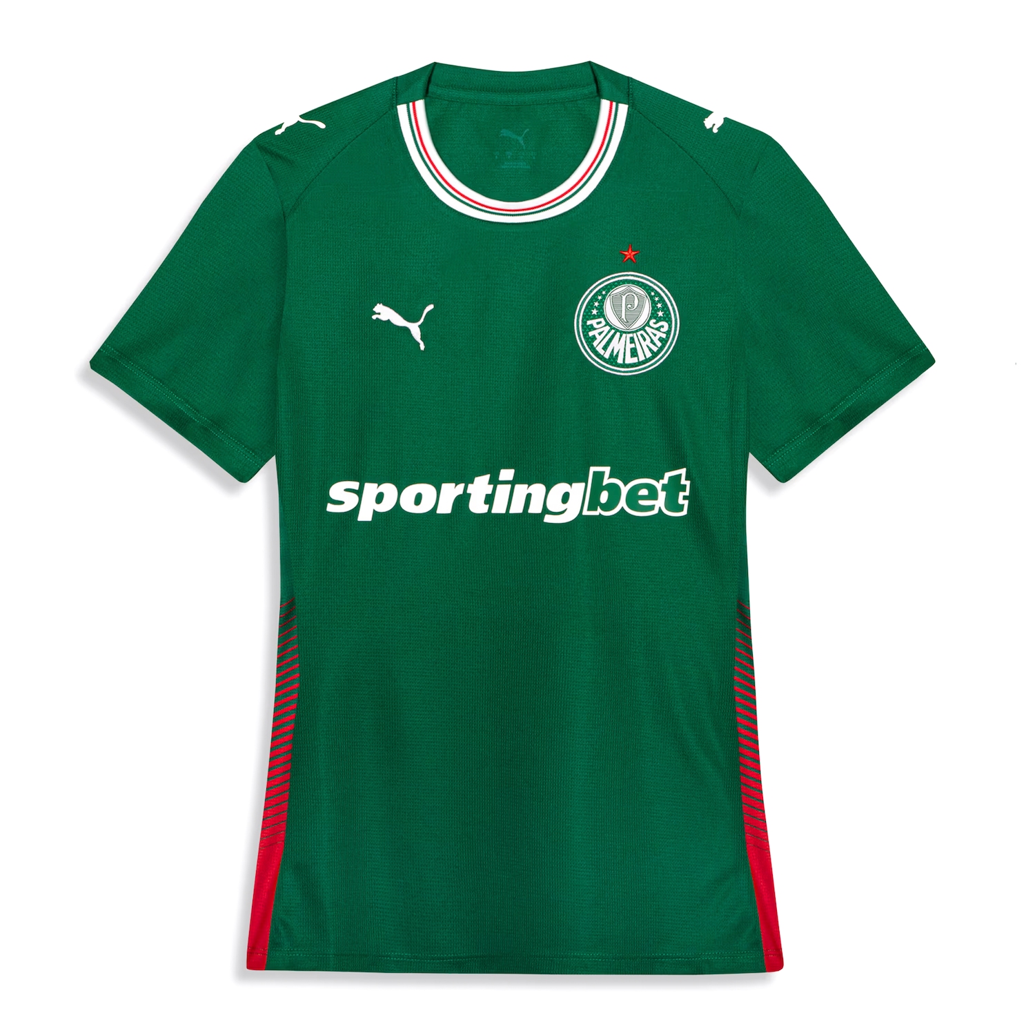 Camisa do Palmeiras I 26/27 Torcedor Puma Fictor Feminina - Foto 1