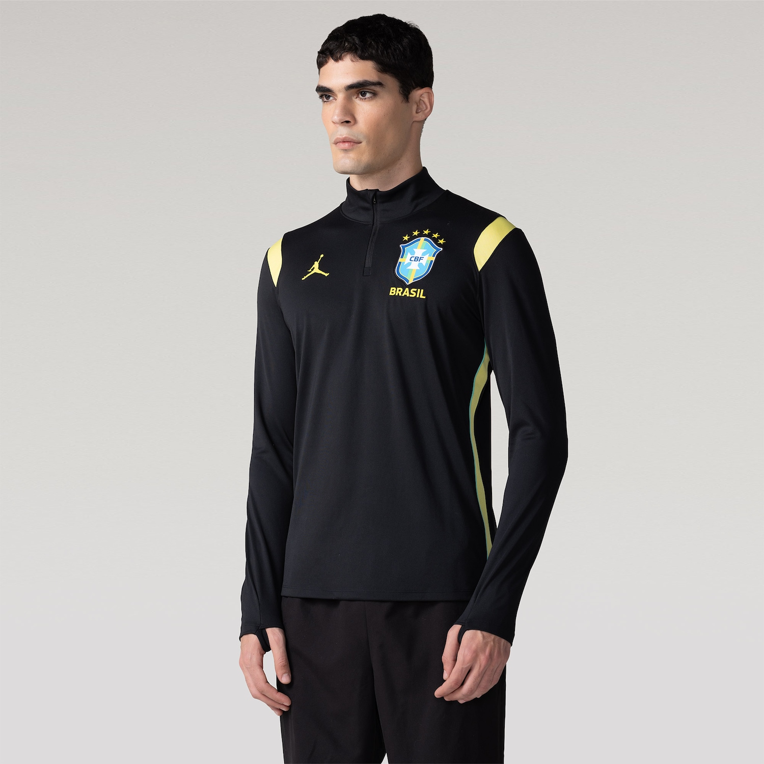 Blusão Nike Dril Top CBF Treino II 2026 Masculino - Foto 1