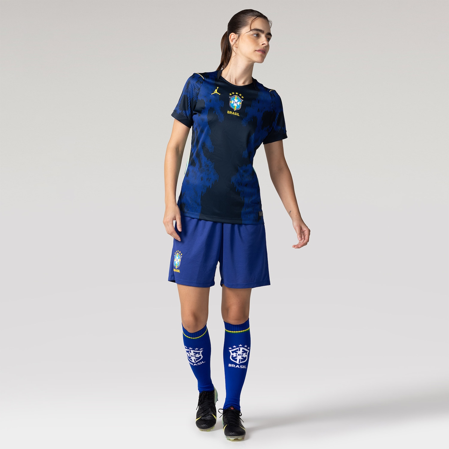 Camisa Brasil Nike Jordan II 2026/27 Torcedora Pro Feminina - Foto 3