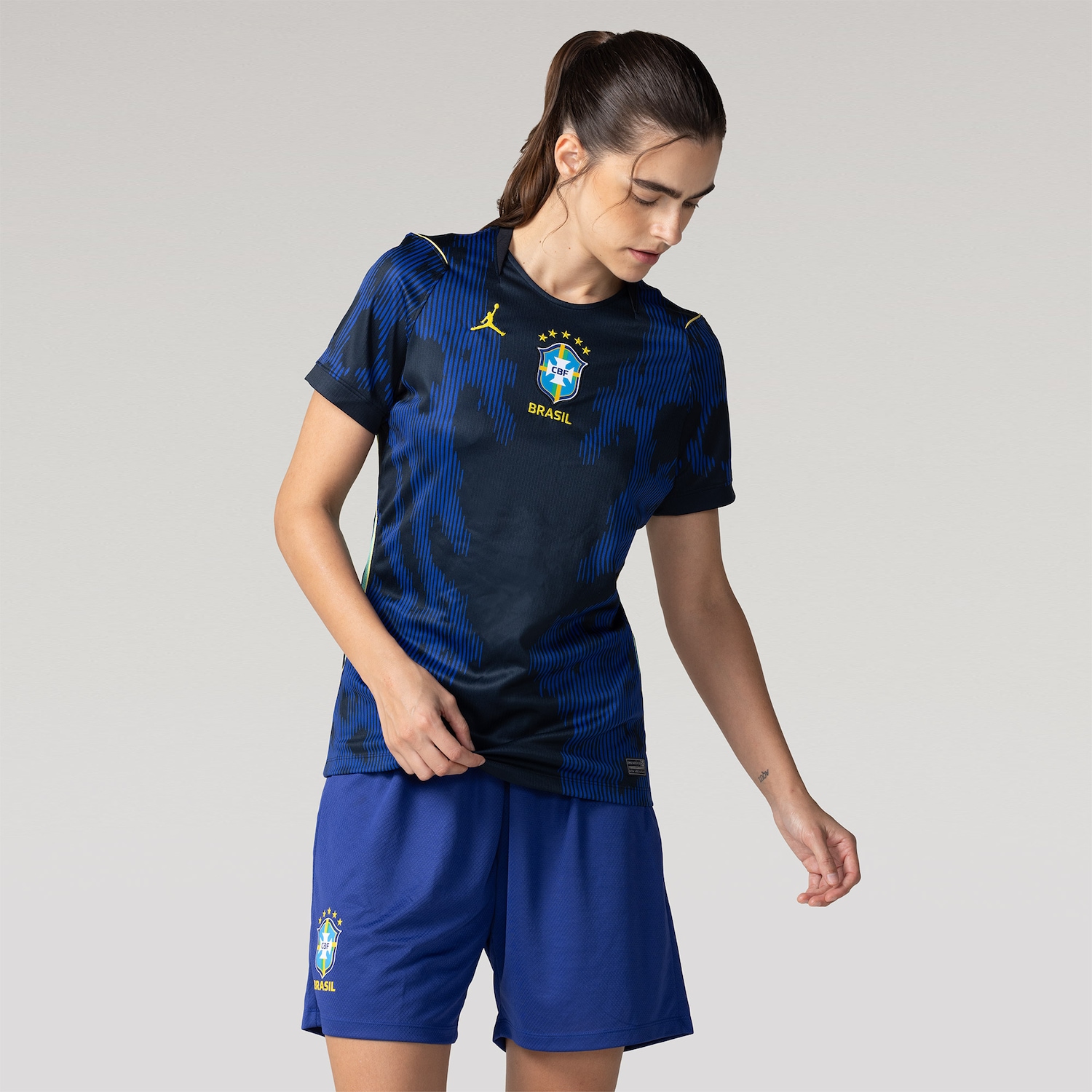 Camisa Brasil Nike Jordan II 2026/27 Torcedora Pro Feminina - Foto 4