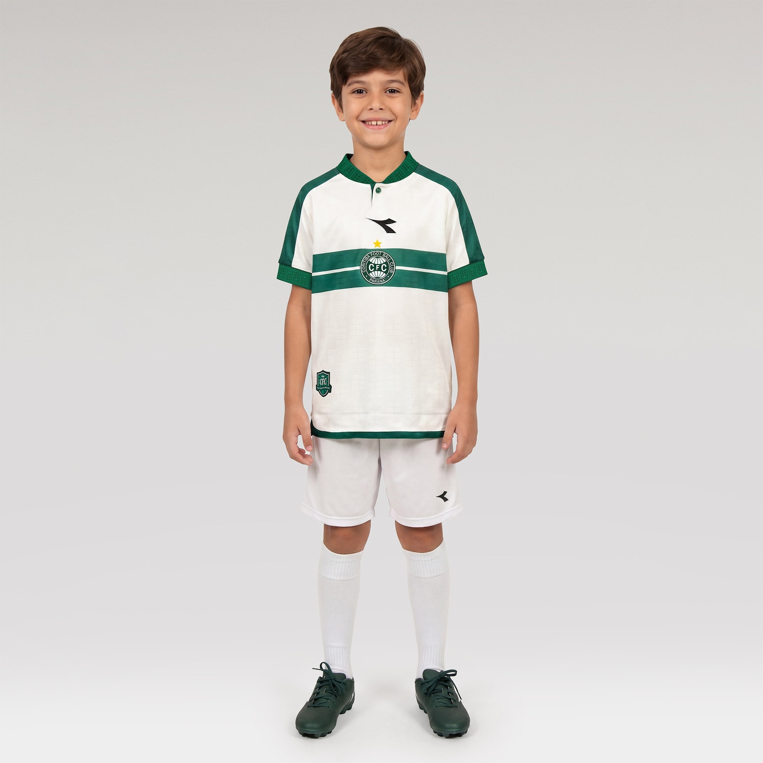 Camisa do Coritiba I 2026 Torcedor Diadora - Infantil - Foto 3