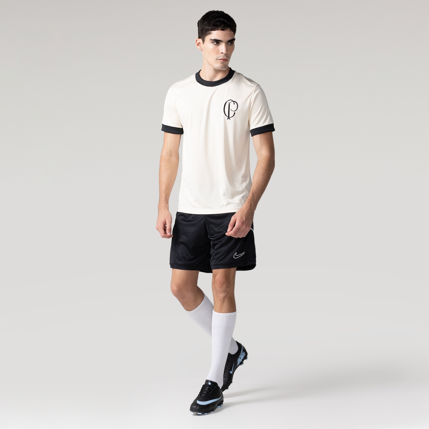 Camisa do Corinthians Logo CP Coimbra Masculina - Foto 3
