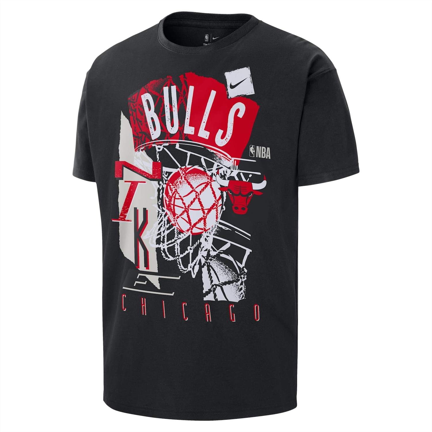 Camiseta Nike Chicago Bulls Courtside Heritage - Masculina - Foto 1