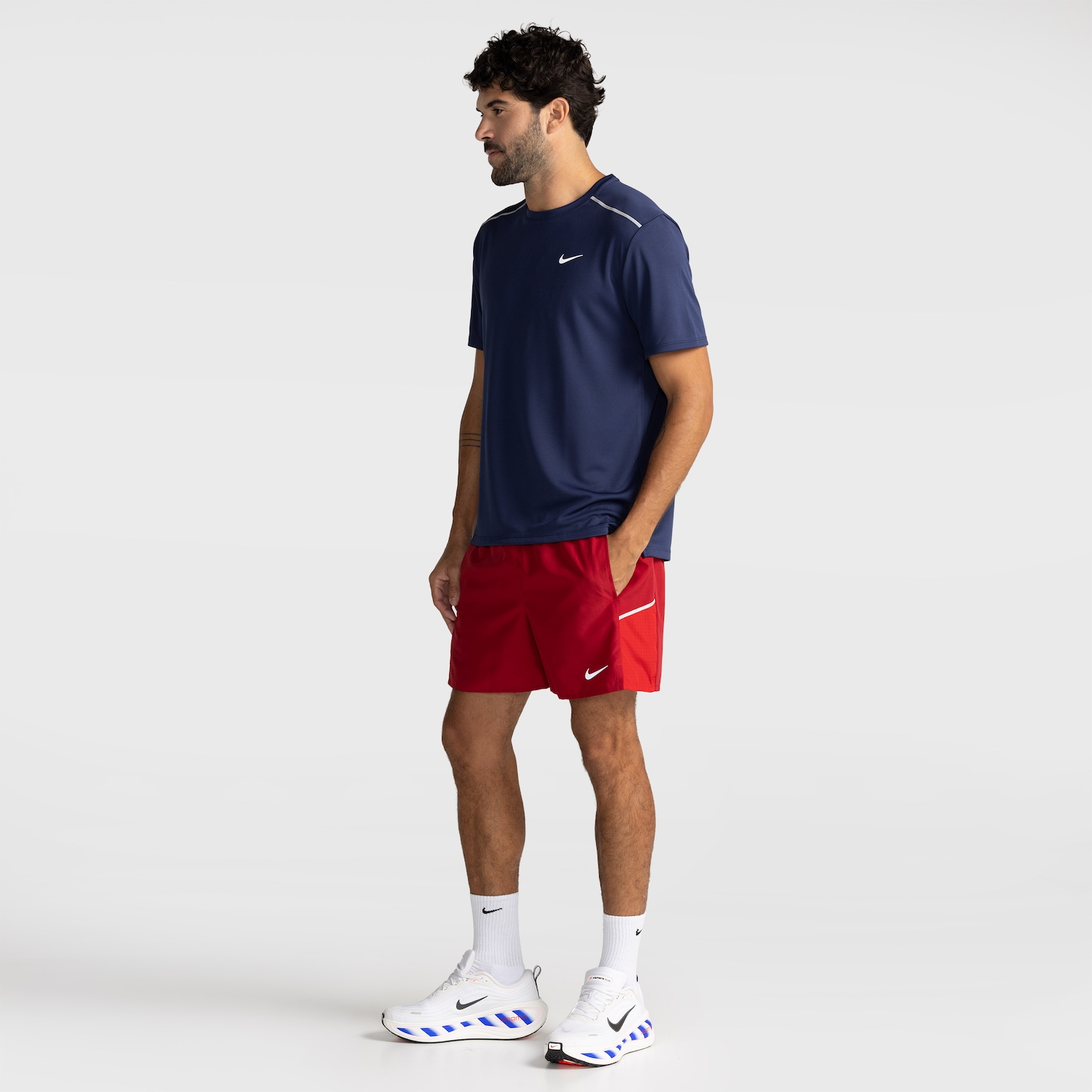 Shorts Dri-FIT Nike Miler Masculino - Foto 3