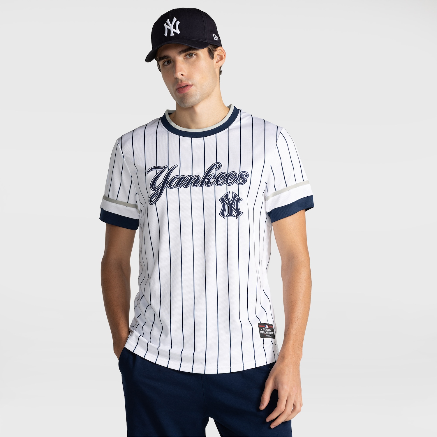 Camiseta Fanatics Major League Baseball Team Embroidery New York Yankees Maculina - Foto 1