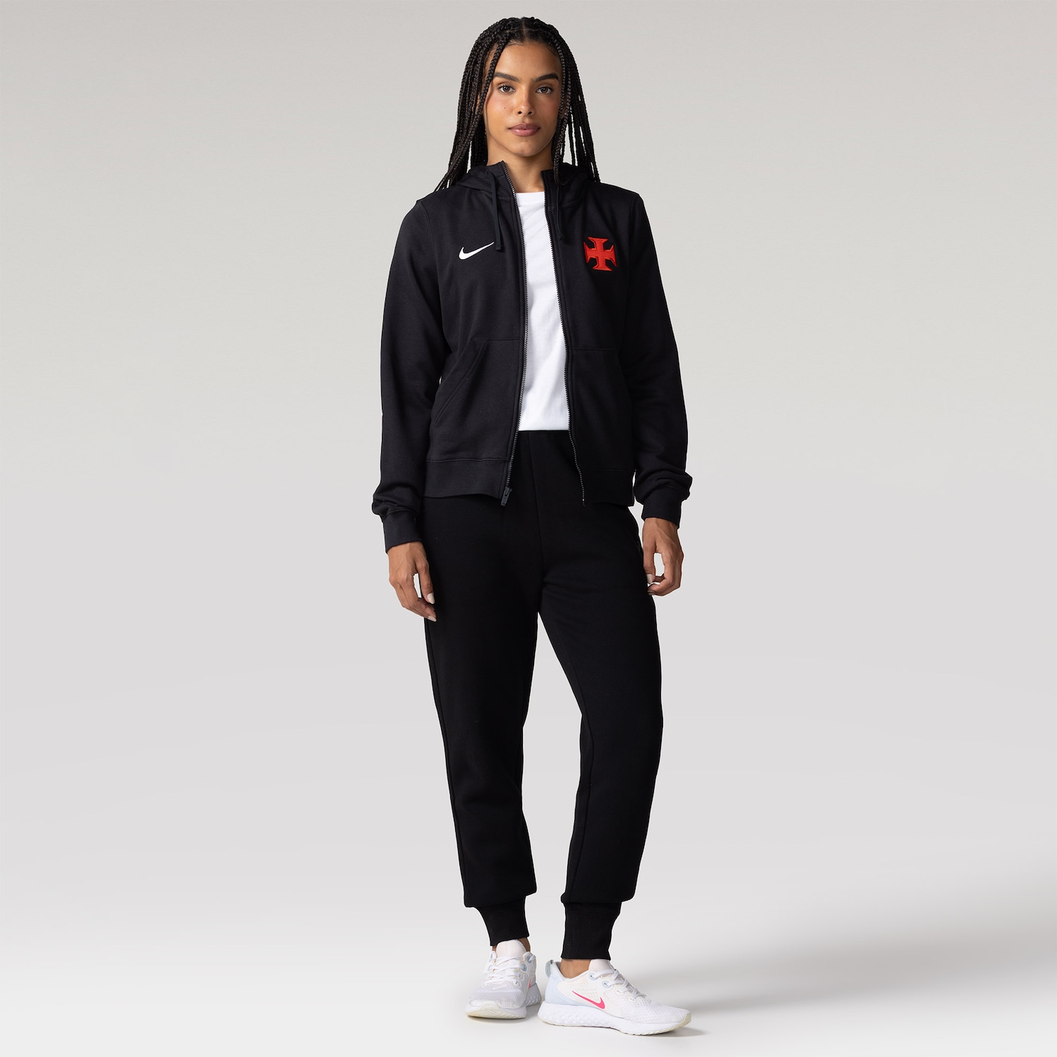 Jaqueta do Vasco Nike Club Hoodie FZ Feminina - Foto 3